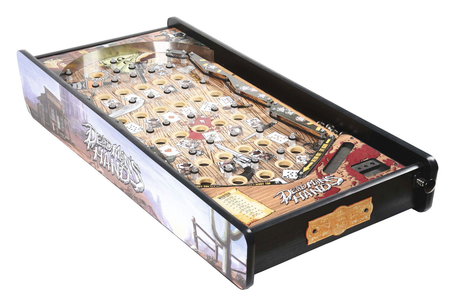 DEAD MAN'S HAND COUNTERTOP PINBALL GAME. (1 of 8)