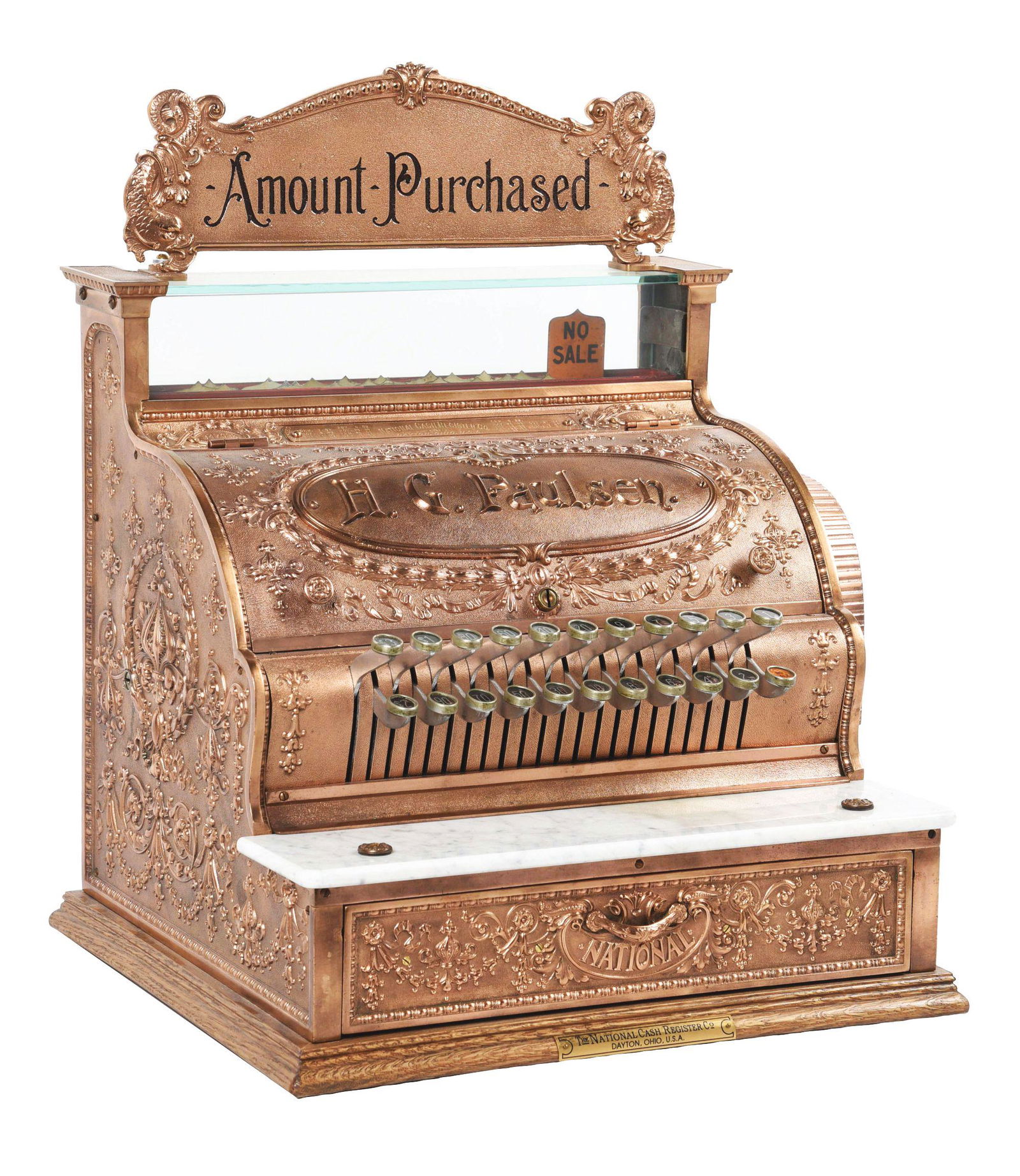 NATIONAL CASH REGISTER MODEL 38 1/4. (1 of 6)