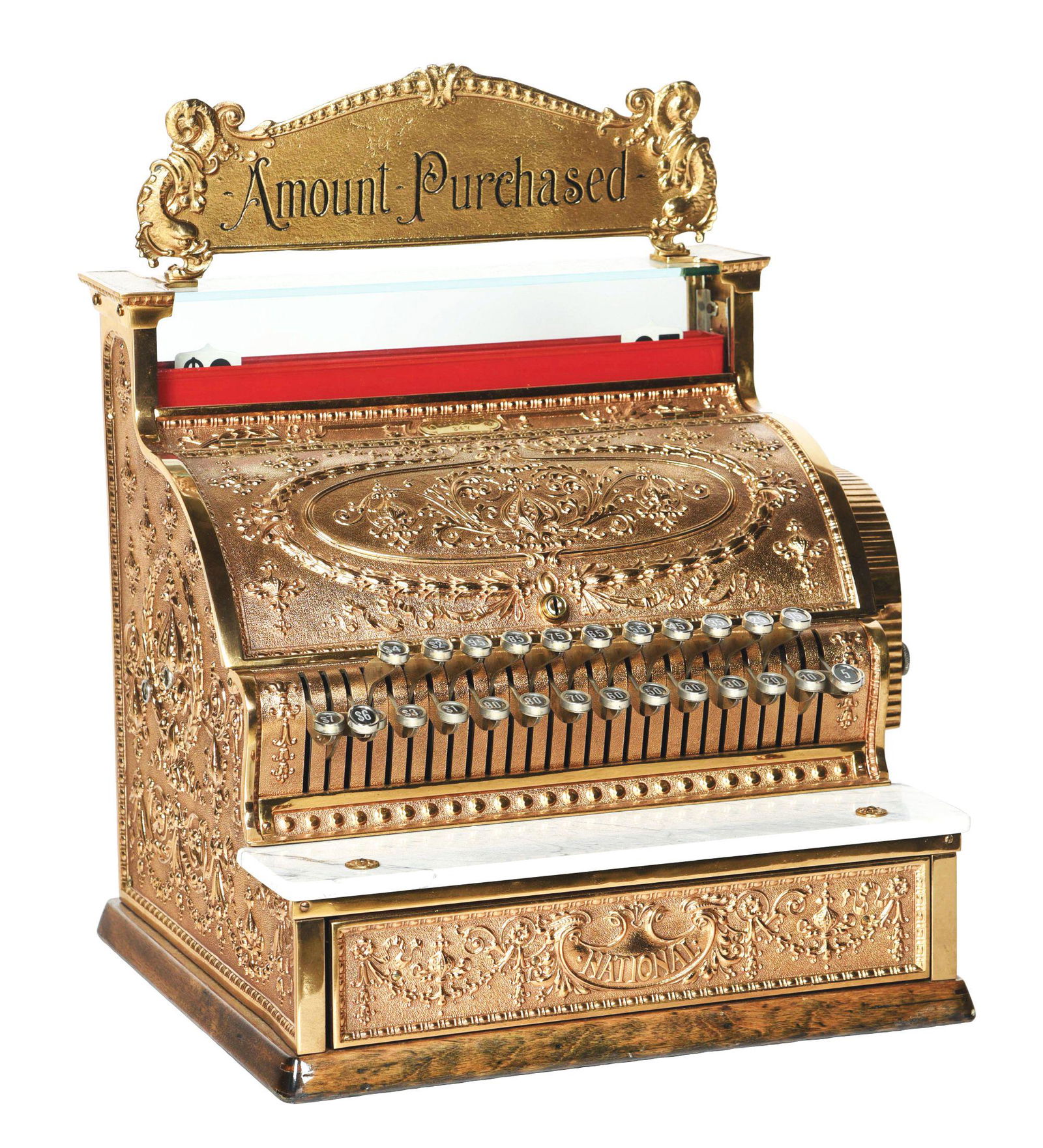 RESTORED NATIONAL CASH REGISTER MODEL 347. (1 of 5)