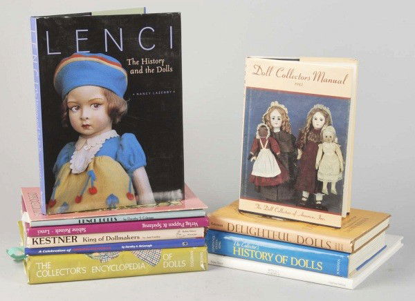 Lot of 11: Out-of-Print Doll Books.: Some are very difficult to find. Lenci by Nancy Lazenby (not OOP); Lenci Dolls by Coleman, Lenci Dolls by Noland; Lenci by Reinelt; Kestner King of Dollmakers, by Jan Foulke; Encyclopedia of Dolls by