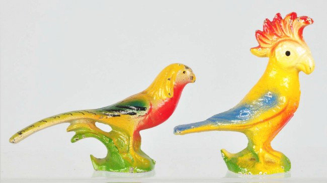 Cast Iron Pheasant & Cockatoo Bottle Openers.: Manufactured by John Wright. Size: Largest: 3 - 1/4" T. Condition: (Excellent).