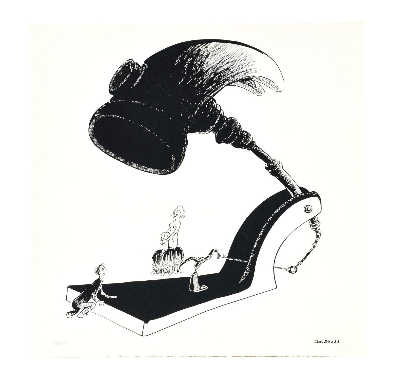 DR. SEUSS "BOOBY TRAP" LE 507/850 SERIGRAPH ON ARCHIVAL PAPER W/ COA. (1 of 6)