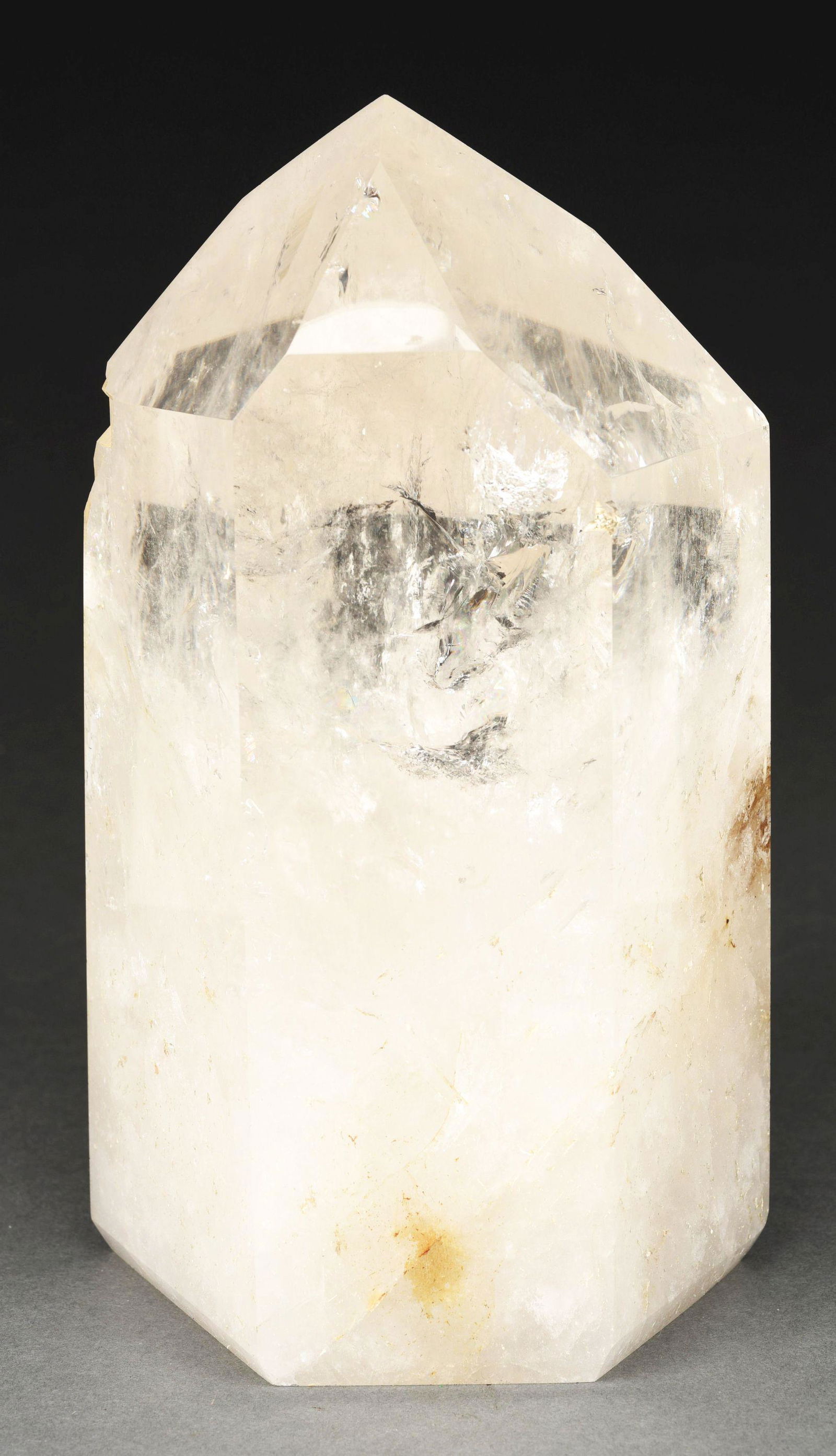 LARGE CLEAR QURTZ LEMURIAN POINT. (1 of 6)