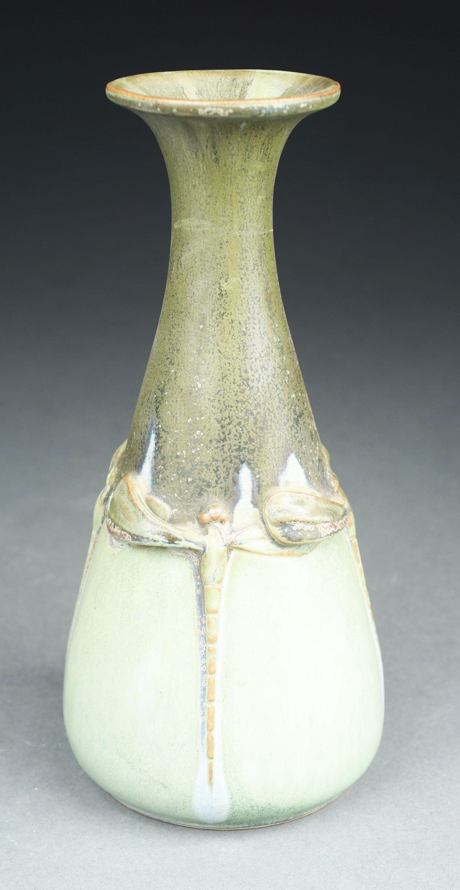 DENBAC DRAGONFLY VASE DESIGNED BY RENE DENERT. (1 of 6)