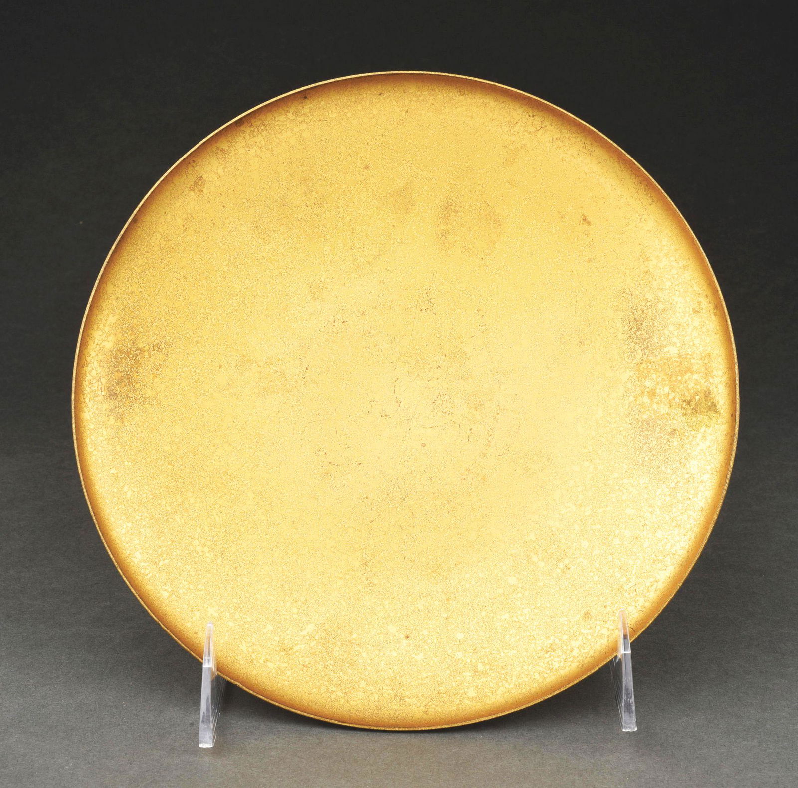 TIFFANY STUDIOS GOLD DORE PLATE. (1 of 3)