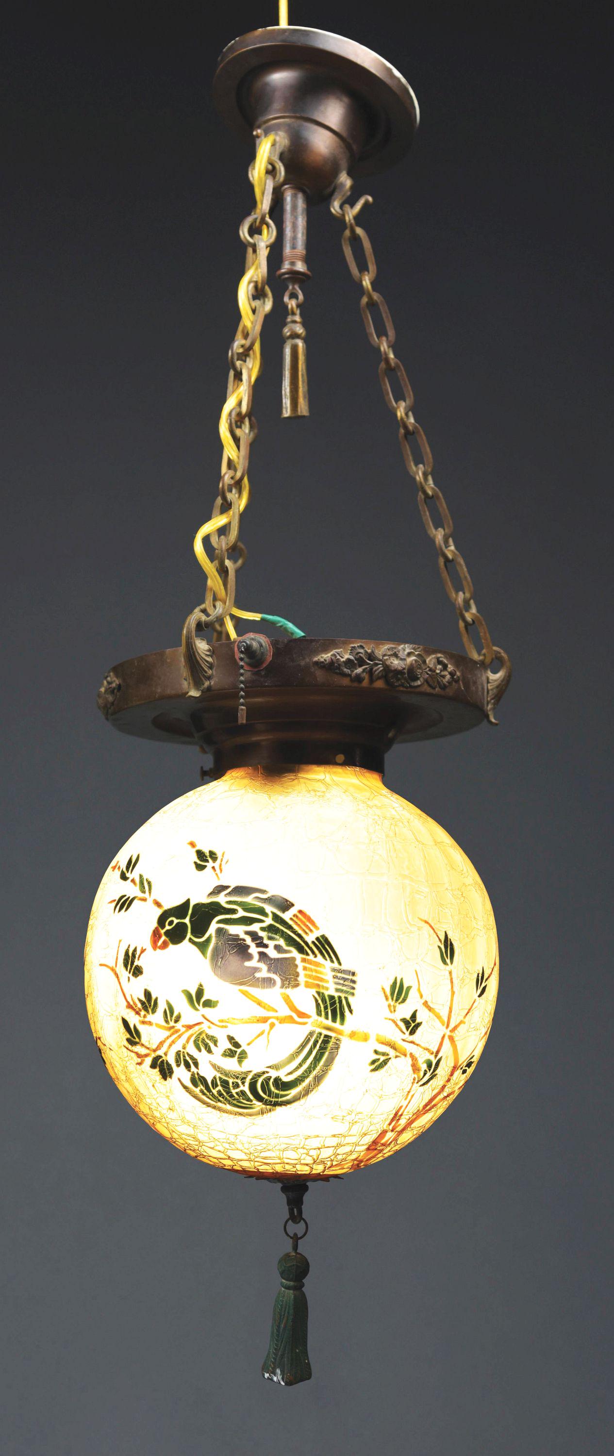 PARROT PENDANT GLOBE LAMP. (1 of 5)