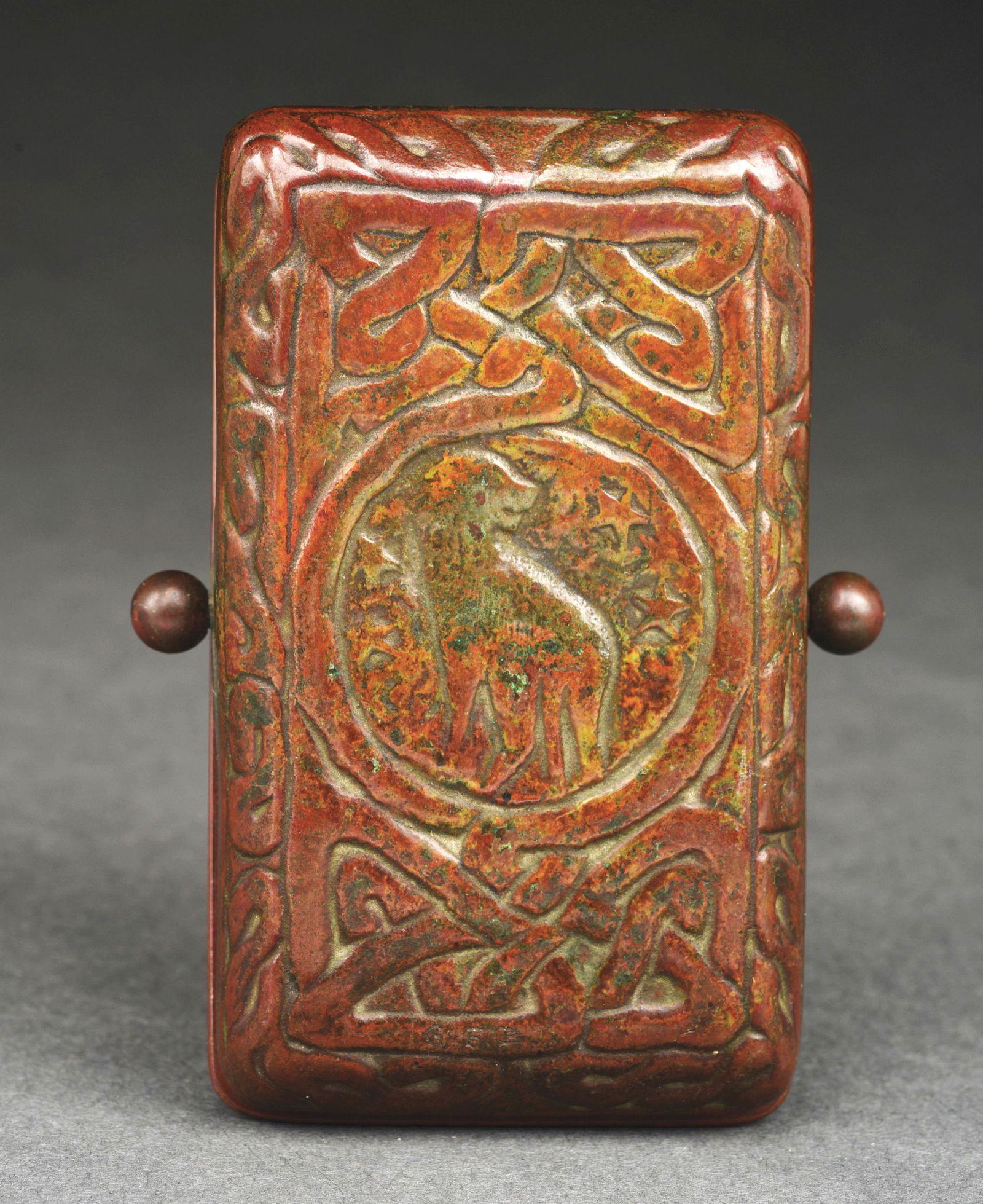 TIFFANY STUDIOS ZODIAC PAPER CLIP. (1 of 7)