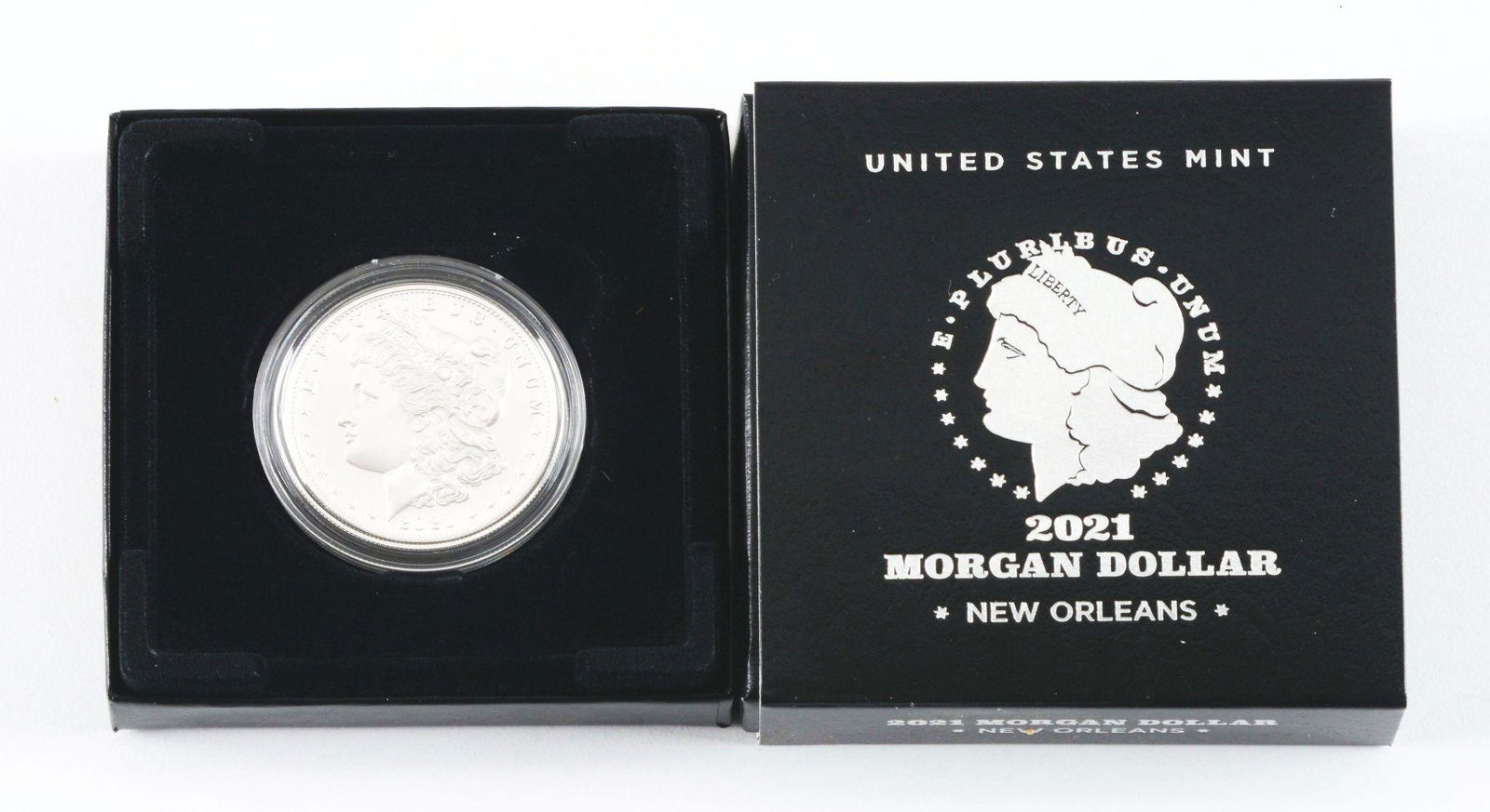 LOT OF 7: 2021 MORGAN DOLLARS. (1 of 2)