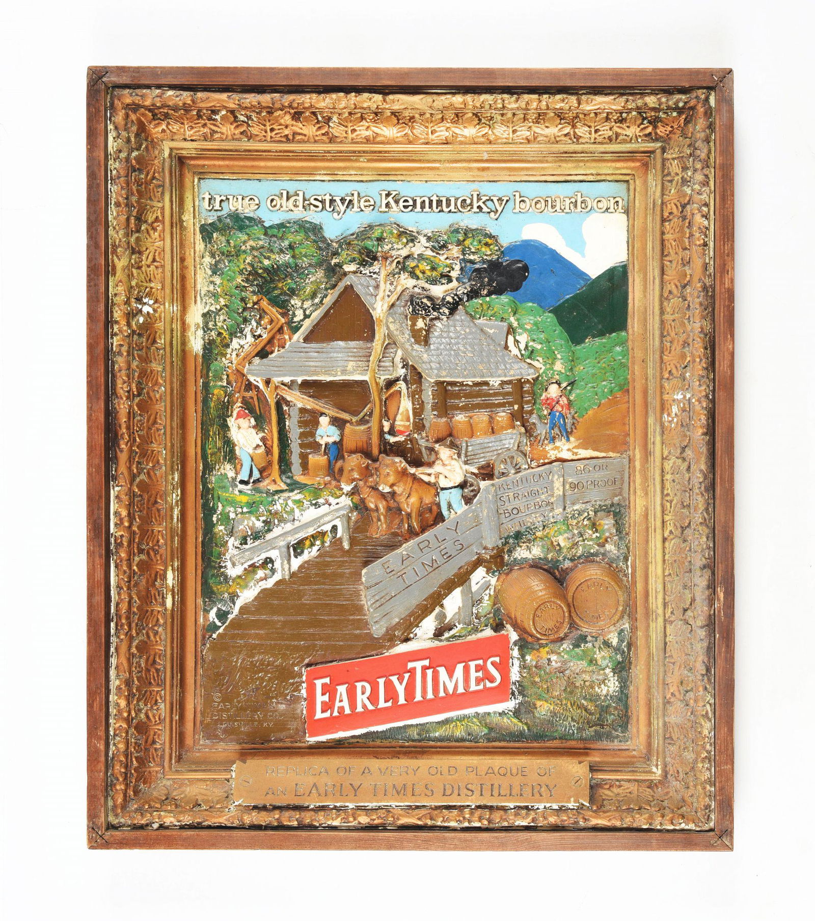 OLD KENTUCKY BOURBON SIGN. (1 of 2)