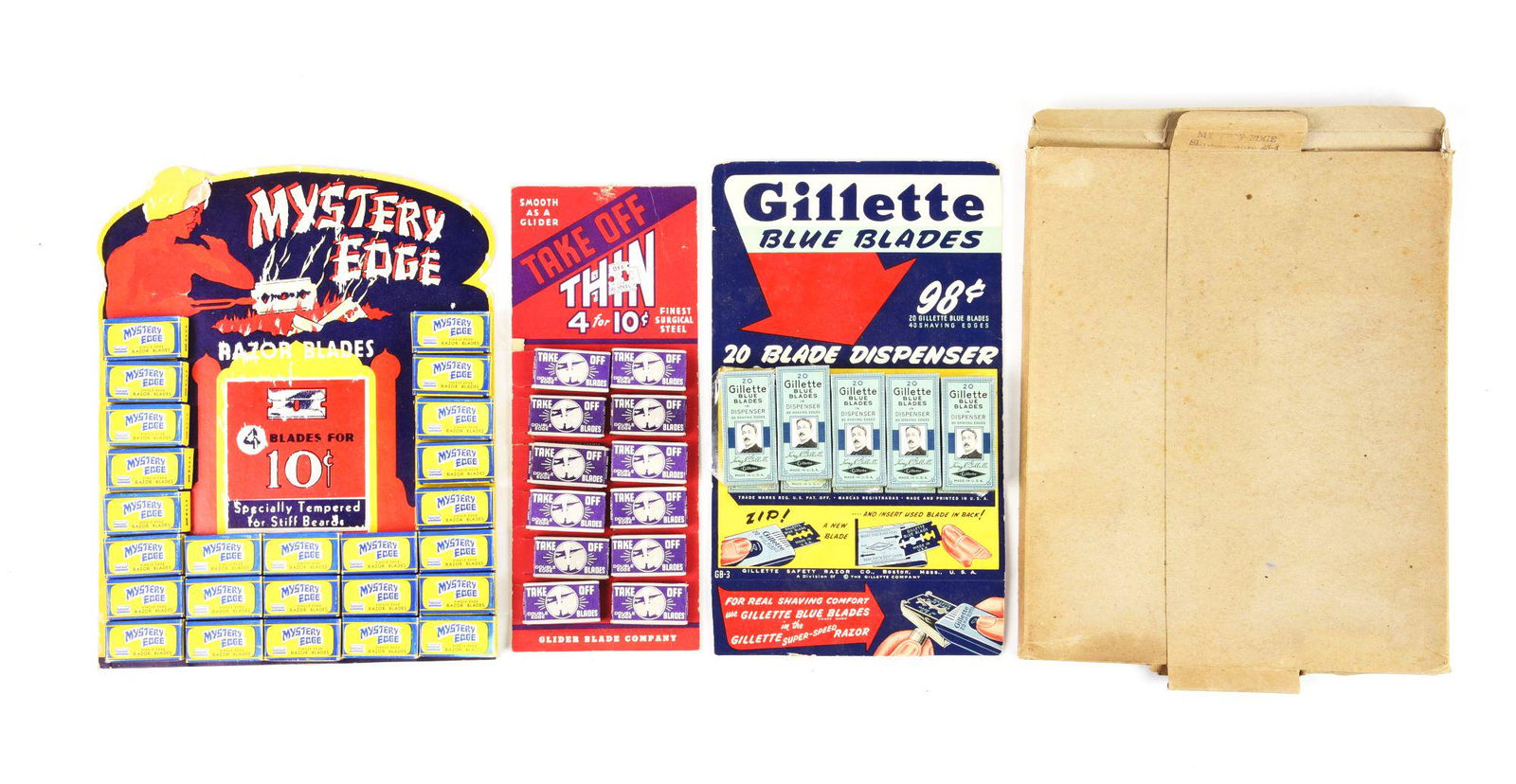 LOT OF 3: NEW OLD STOCK RAZOR DISPLAYS. (1 of 1)