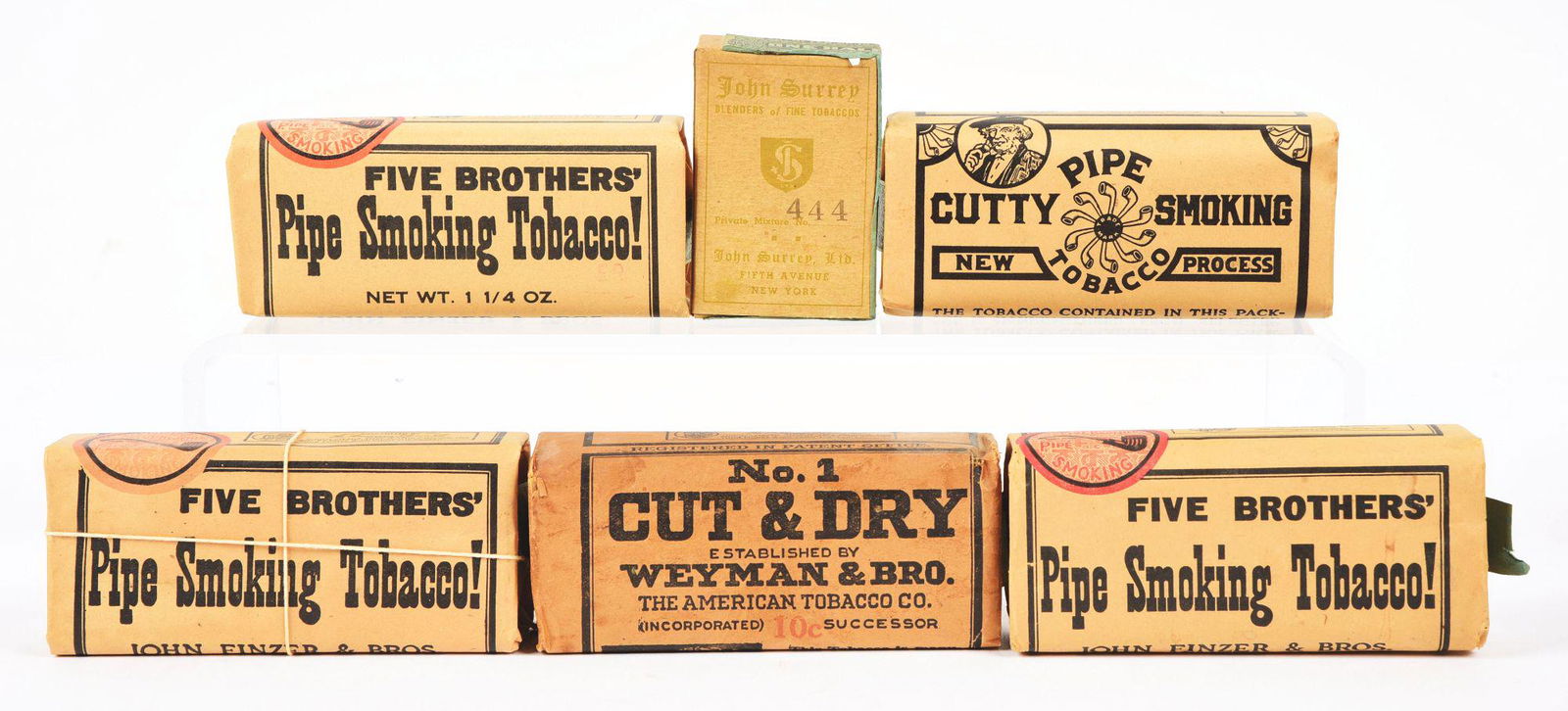LOT OF 6: TOBACCO PACKS. (1 of 4)