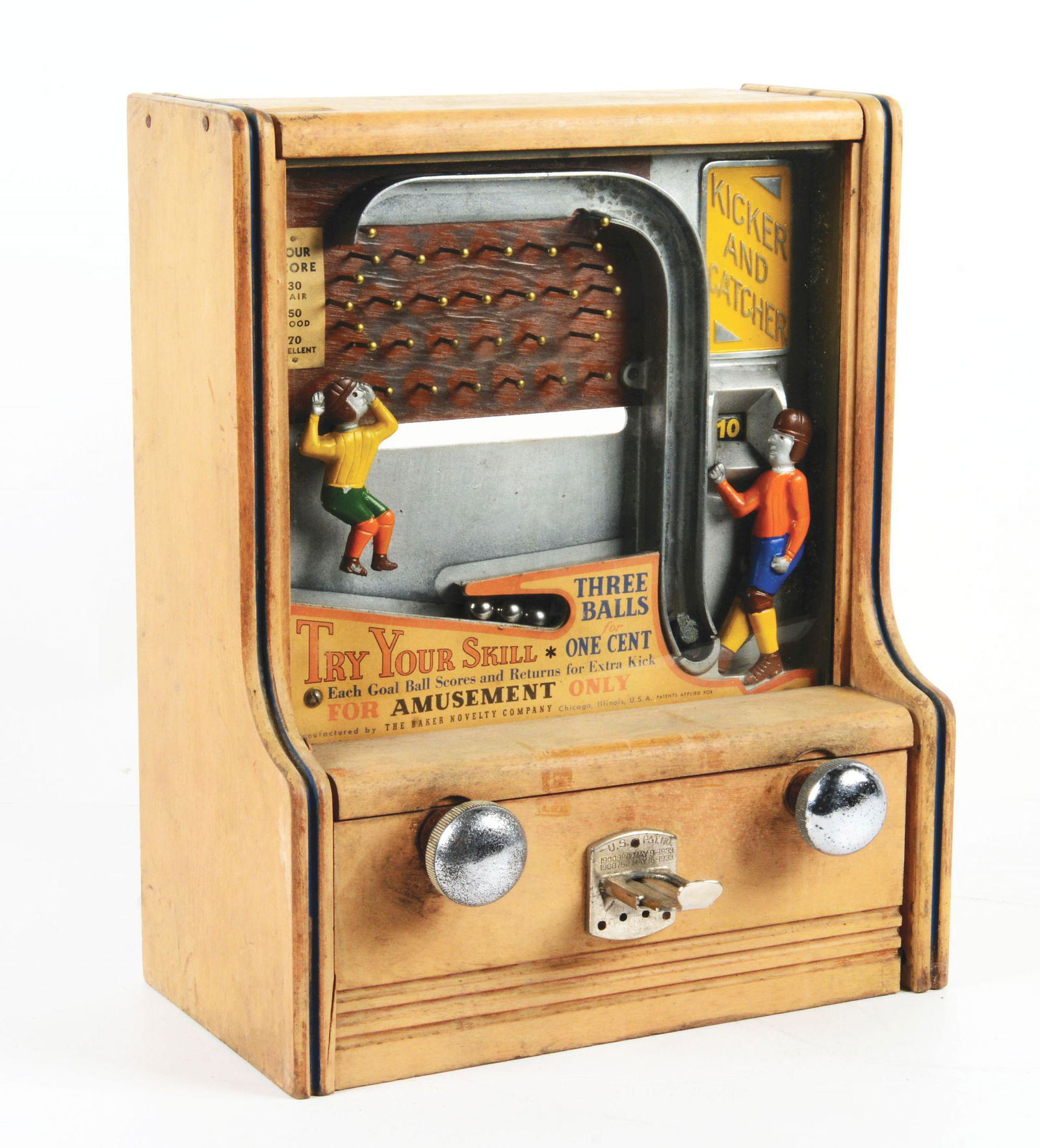 KICKER CATCHER ARCADE MACHINE PROJECT. (1 of 2)