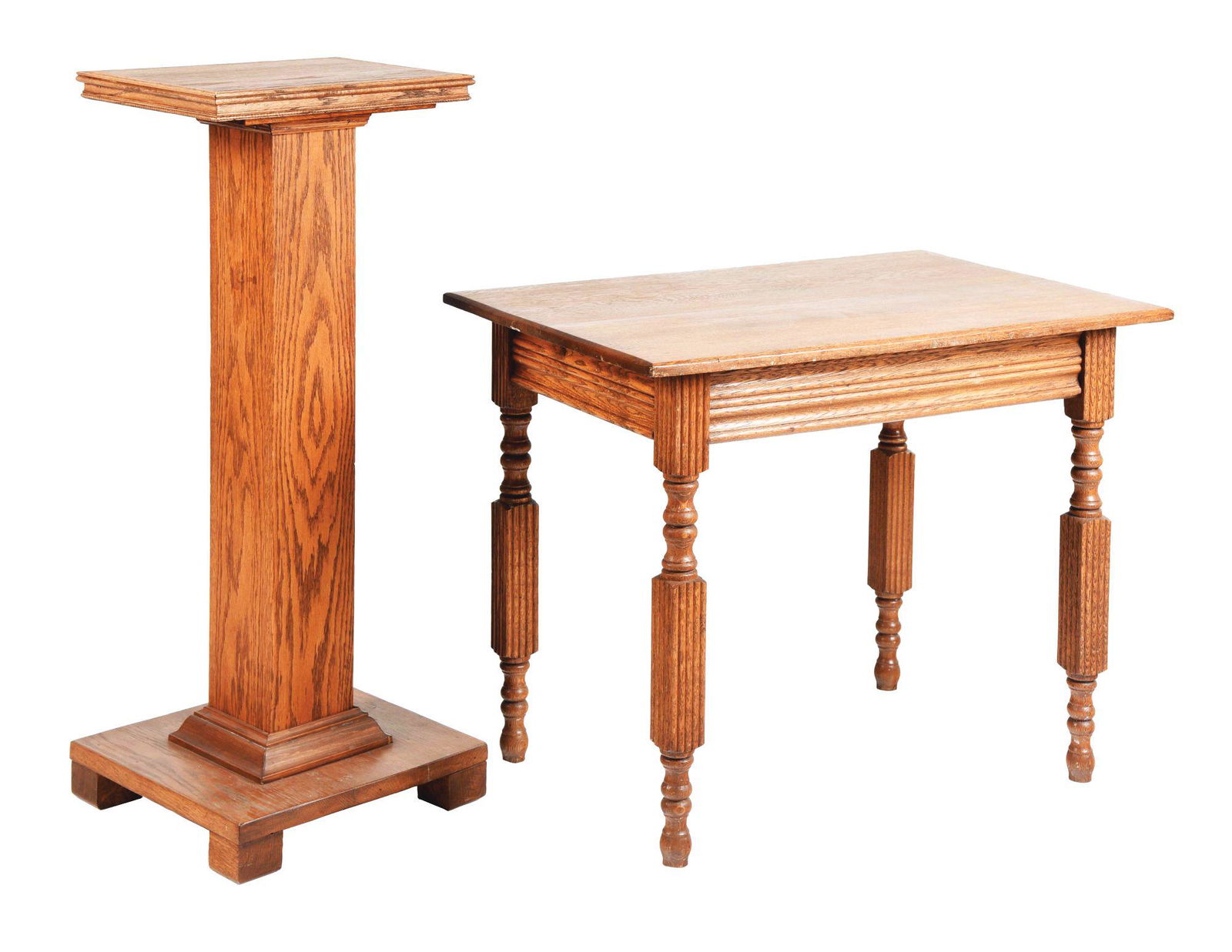 LOT OF 2: REPURPOSED CASH REGISTER OR COIN-OPERATED MACHINE STANDS. (1 of 4)