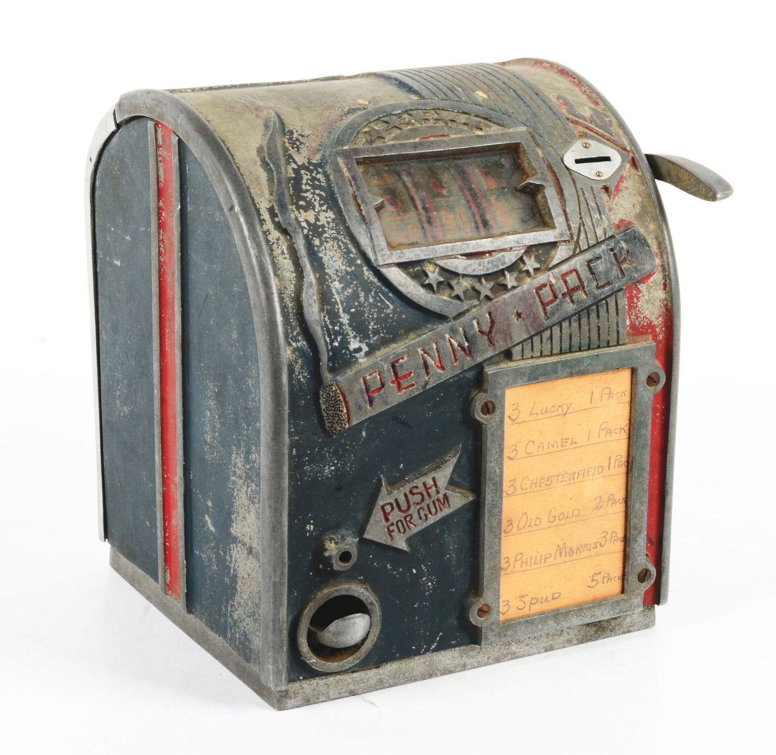 1 CENT DAVAL PENNY-PAK TRADE STIMULATOR. (1 of 2)