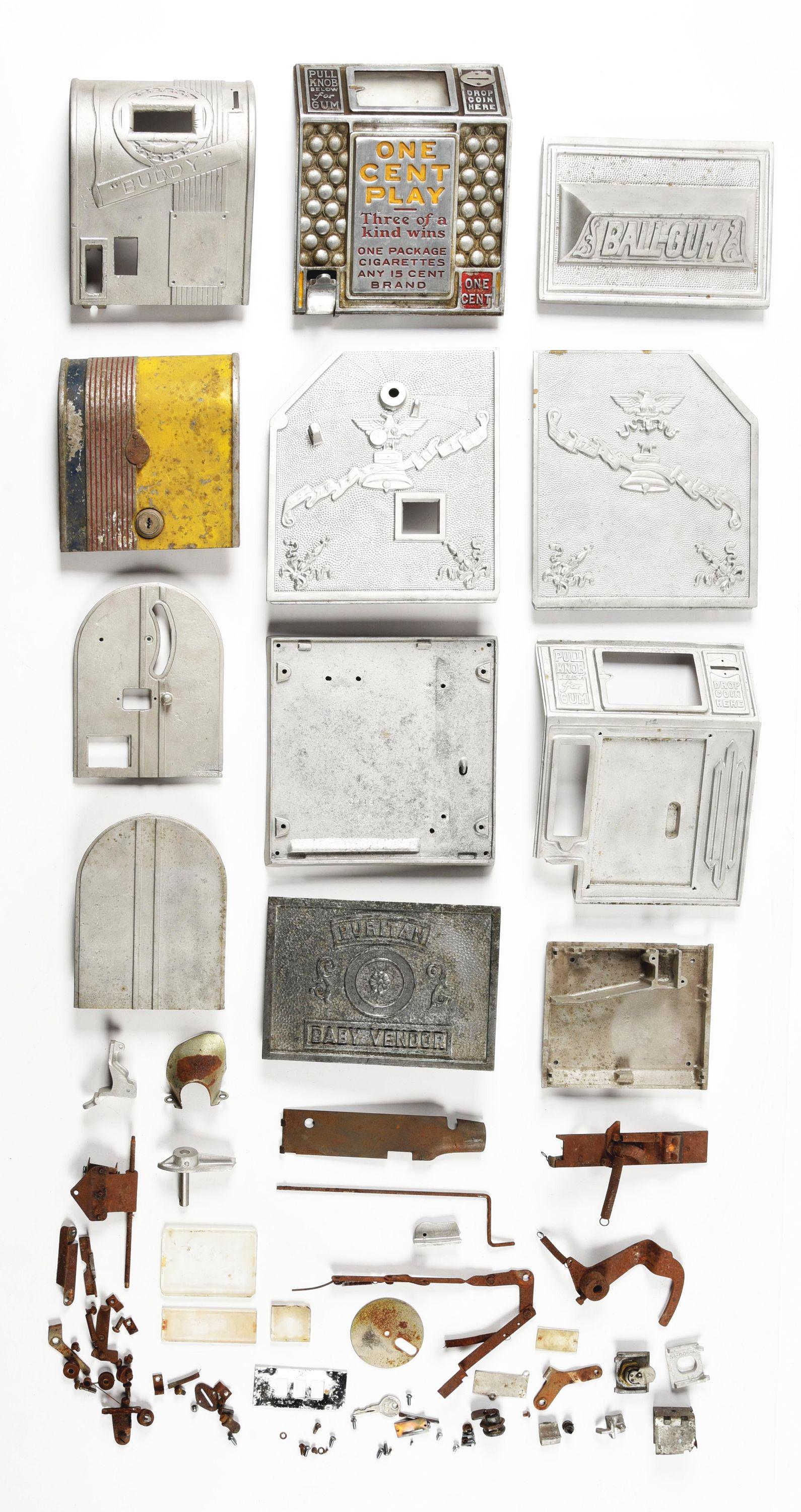 LARGE LOT OF MISC. COIN OPERATED MACHINE PARTS. (1 of 1)