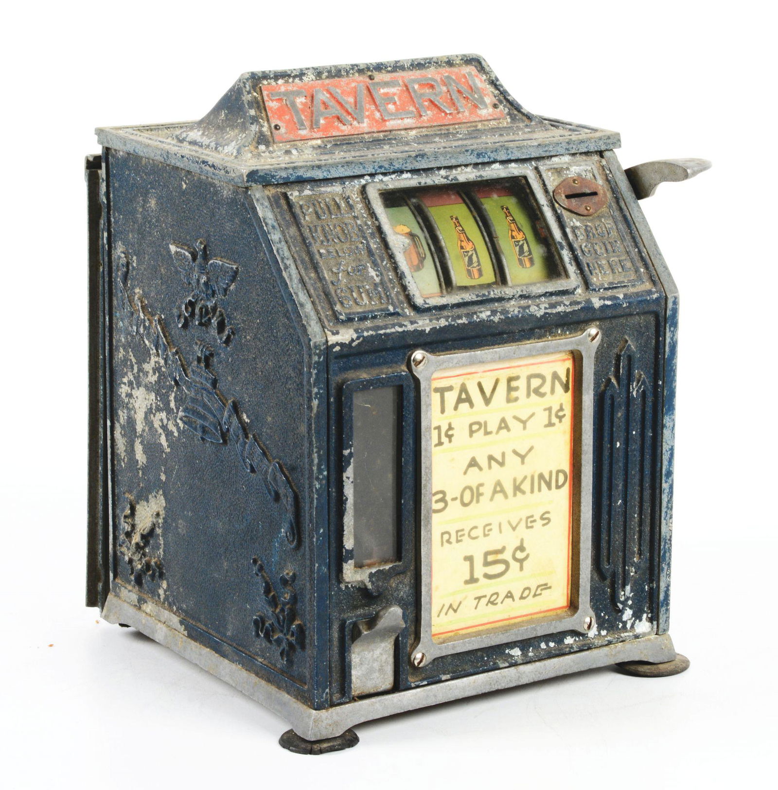 1 CENT TAVERN BEER TRADE STIMULATOR. (1 of 2)