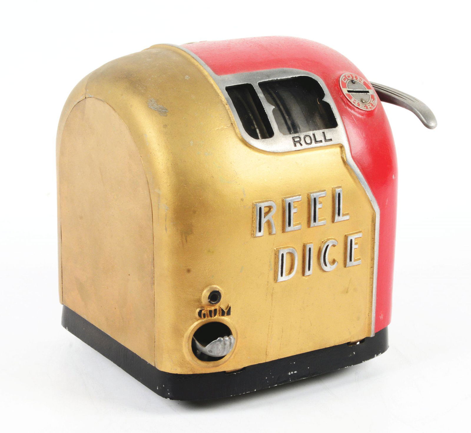 1 CENT DAVAL "REEL DICE" TRADE STIMULATOR. (1 of 2)