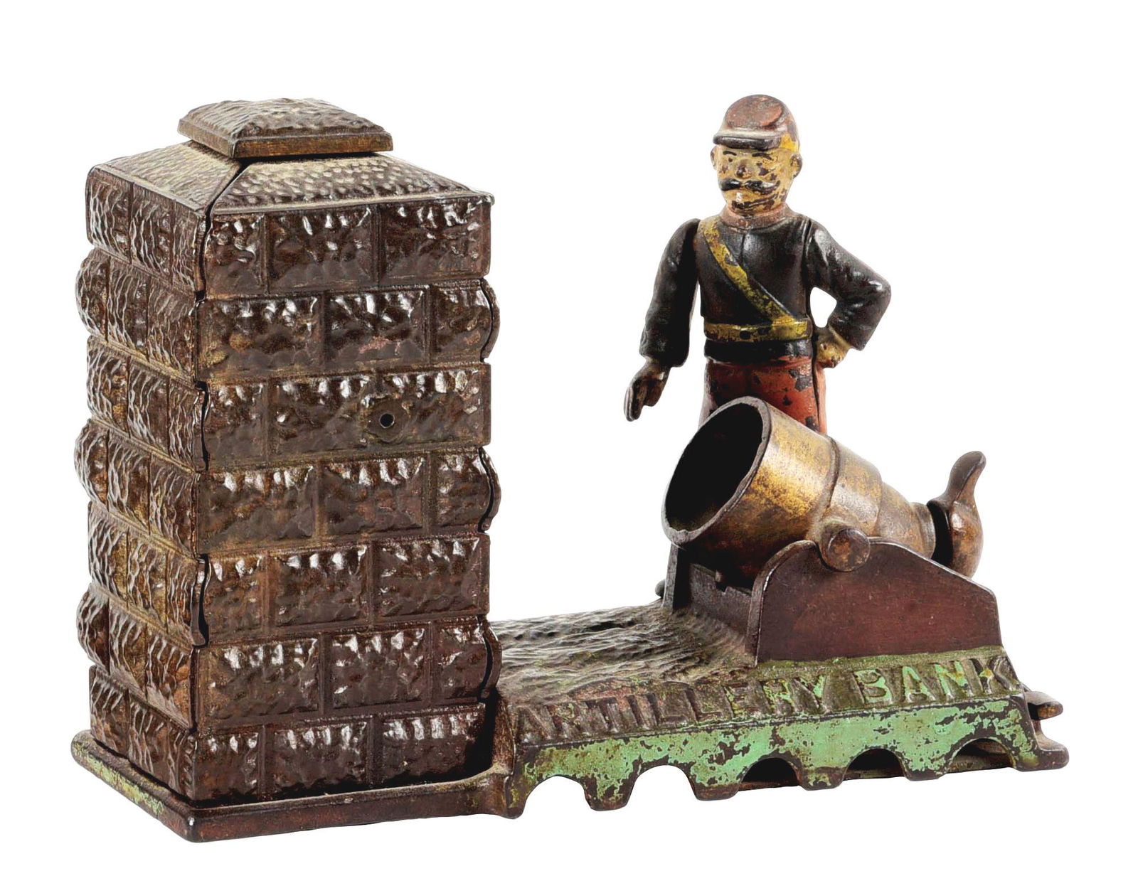 ARTILLERY MECHANICAL BANK. (1 of 7)
