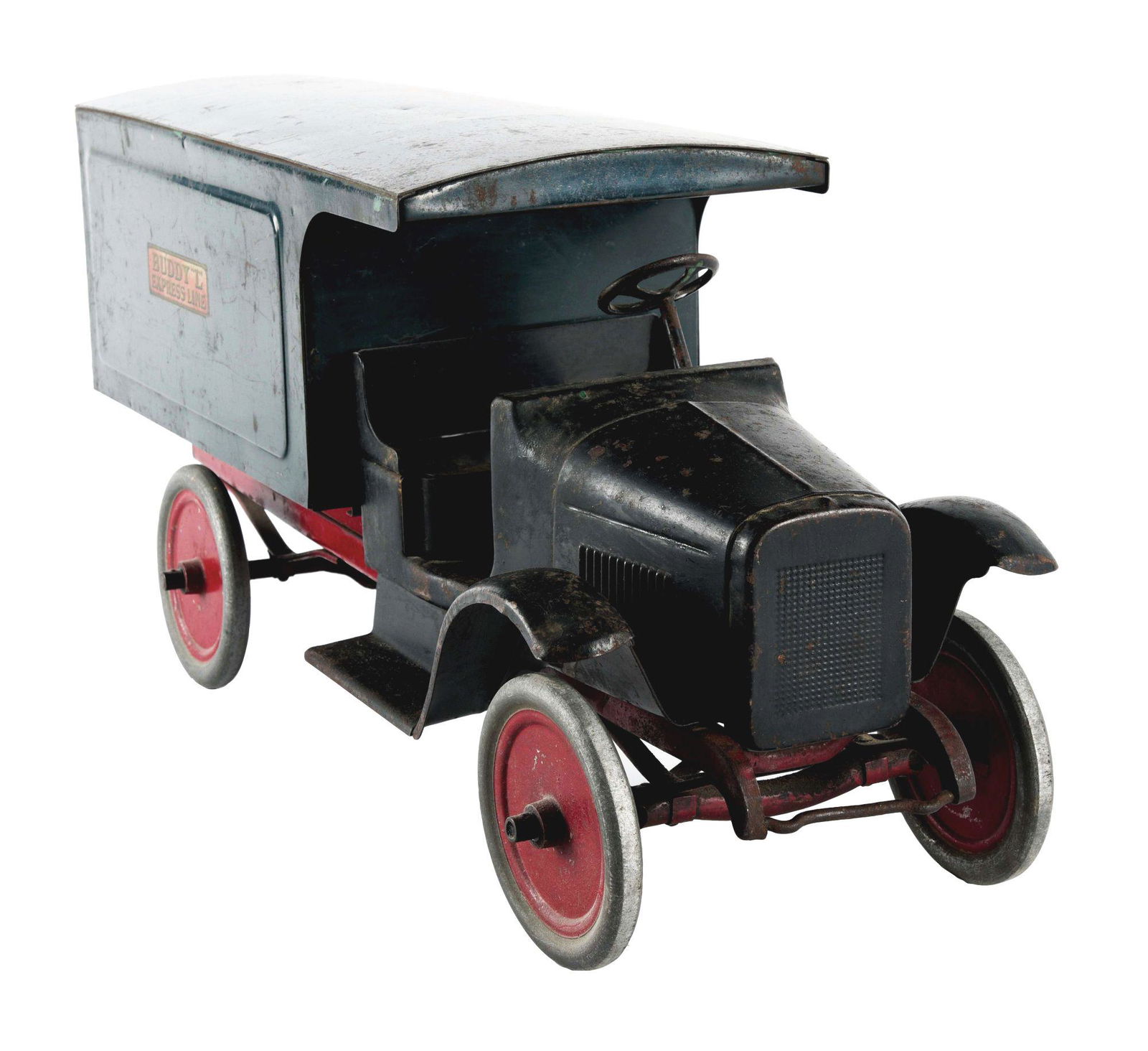 BUDDY L EXPRESS LINE MOVING VAN. (1 of 4)