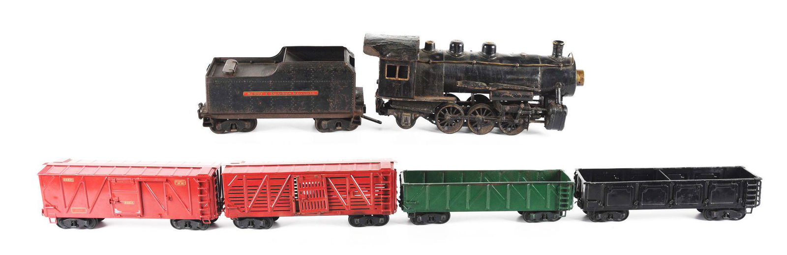 BUDDY L 6-PIECE OUTDOOR RAILWAY TRAIN. (1 of 3)