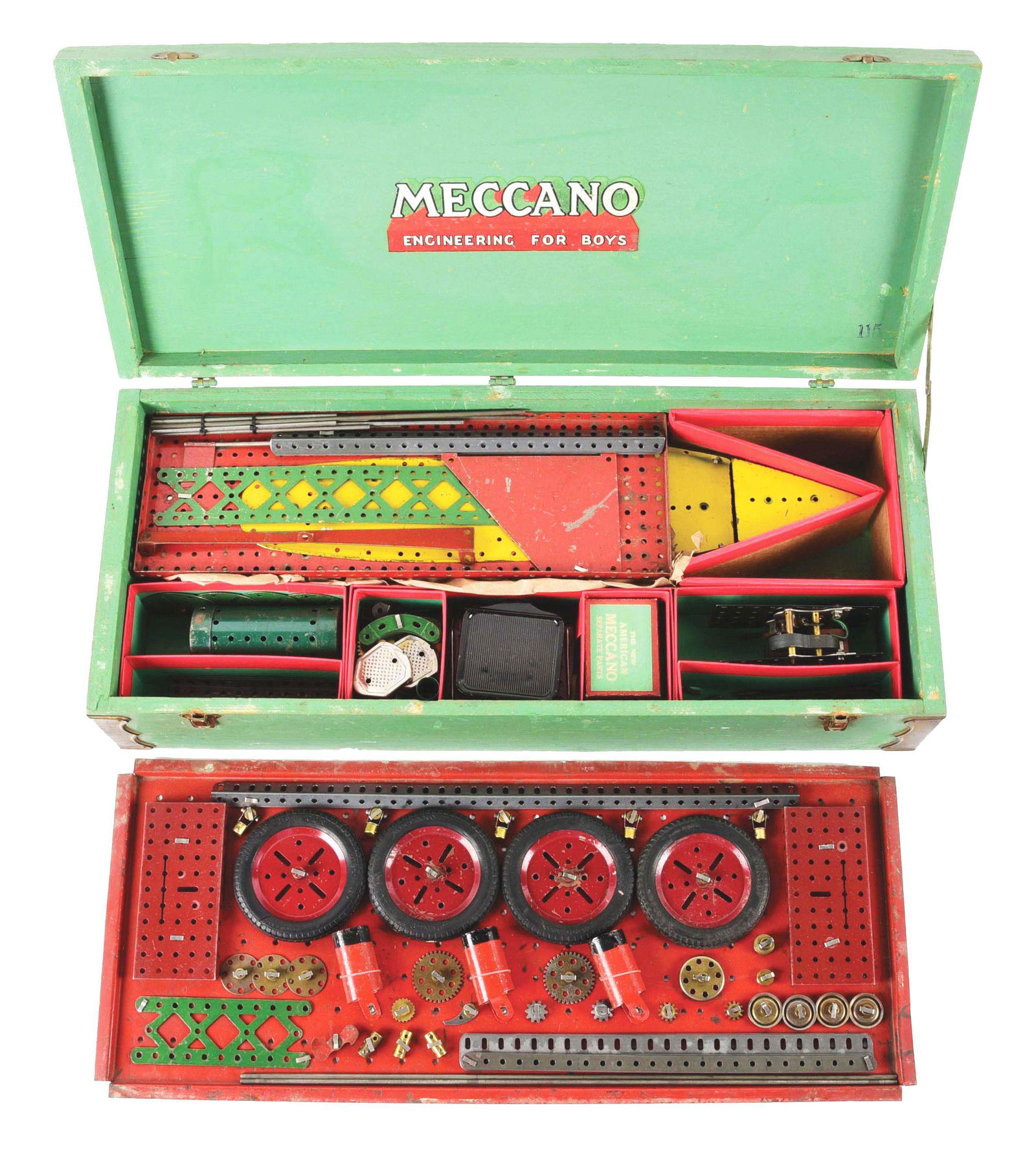 1931 GILBERT MECHANO SHIP SET. (1 of 2)