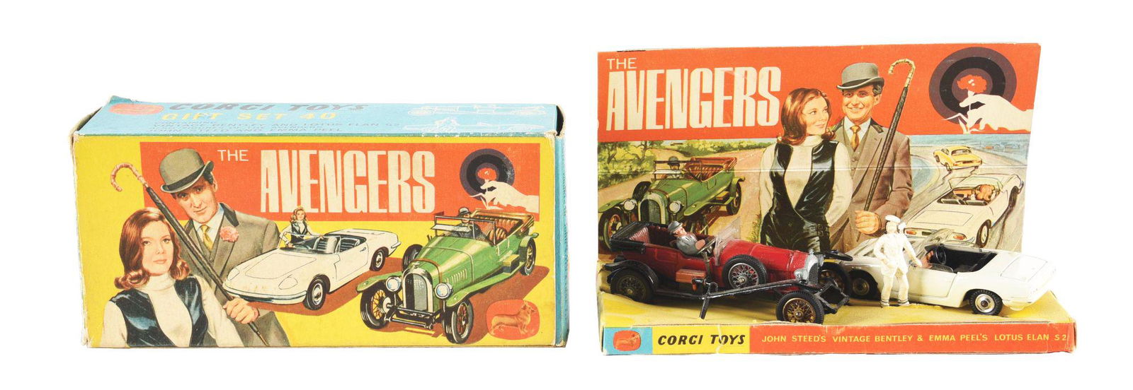 CORGI DIE-CAST THE AVENGERS GIFT SET NO. 40. (1 of 2)