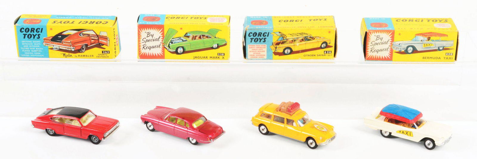 LOT OF 4: CORGI DIE-CAST VEHICLE TOYS. (1 of 3)