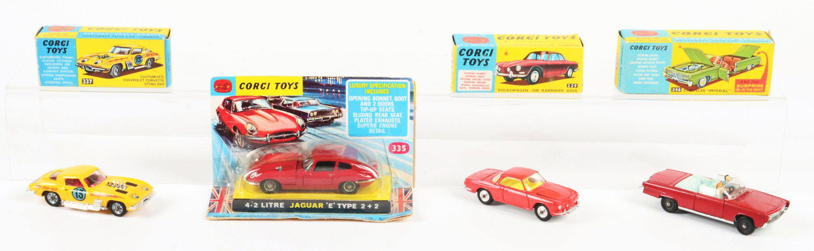 LOT OF 4: CORGI DIE-CAST VEHICLE TOYS. (1 of 3)
