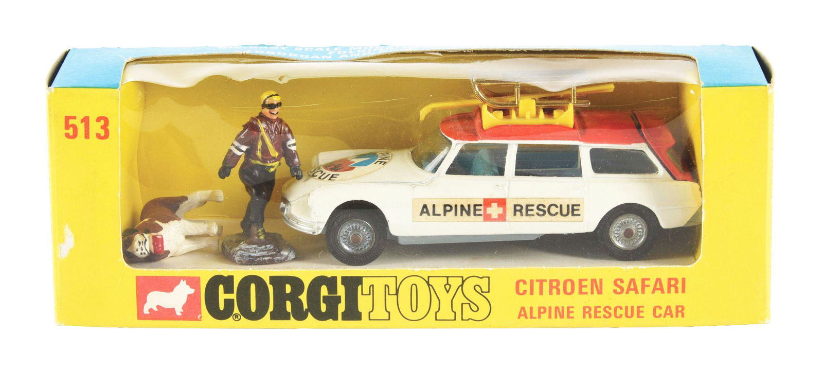 CORGI DIE-CAST TOY NO. 513 ALPINE RESCUE SET. (1 of 3)