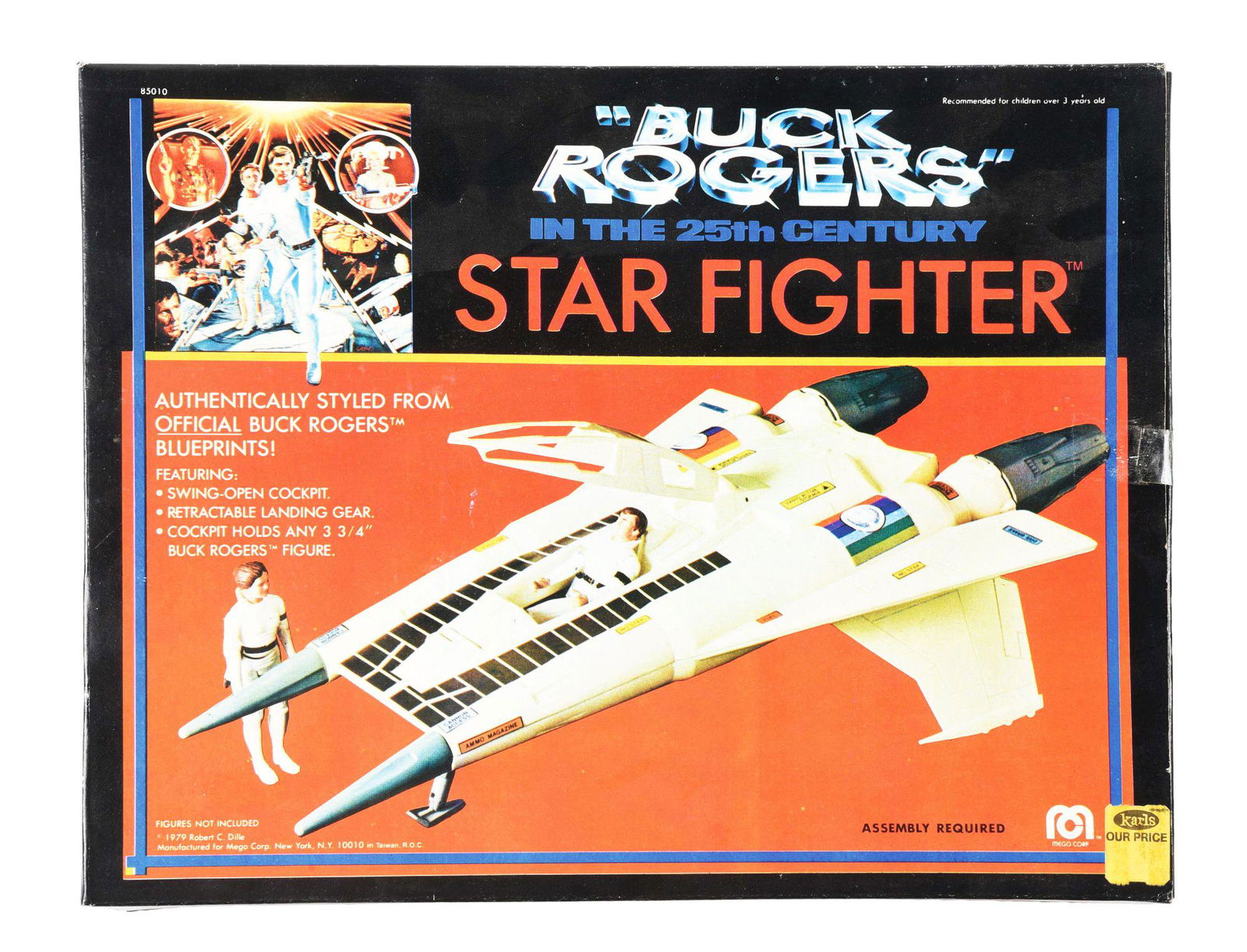 MEGO BUCK ROGERS IN THE 25TH CENTURY STAR FIGHTER TOY. (1 of 3)