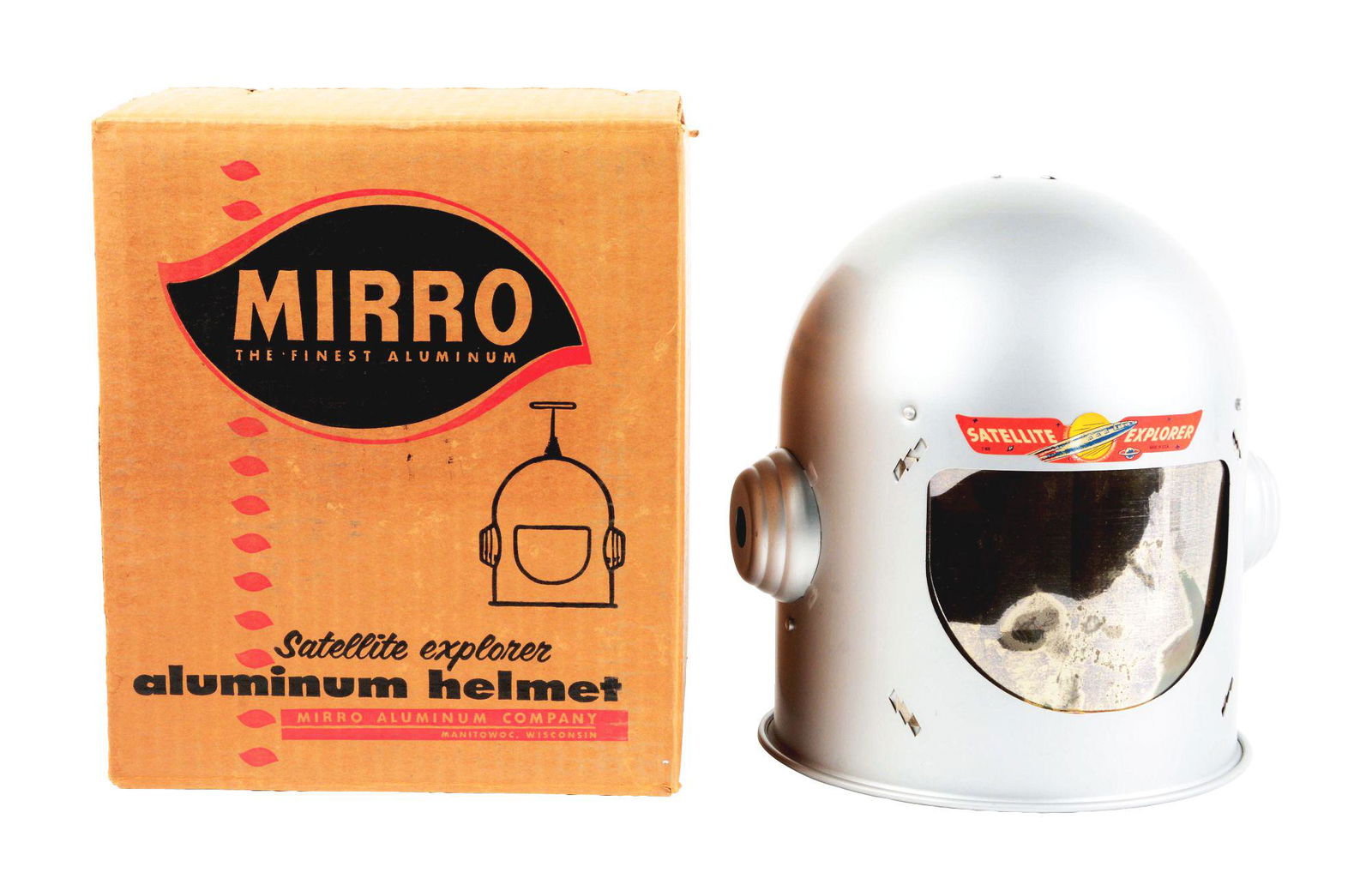 MIRRO CHILDREN'S SATELLITE EXPLORER SPACE HELMET. (1 of 4)