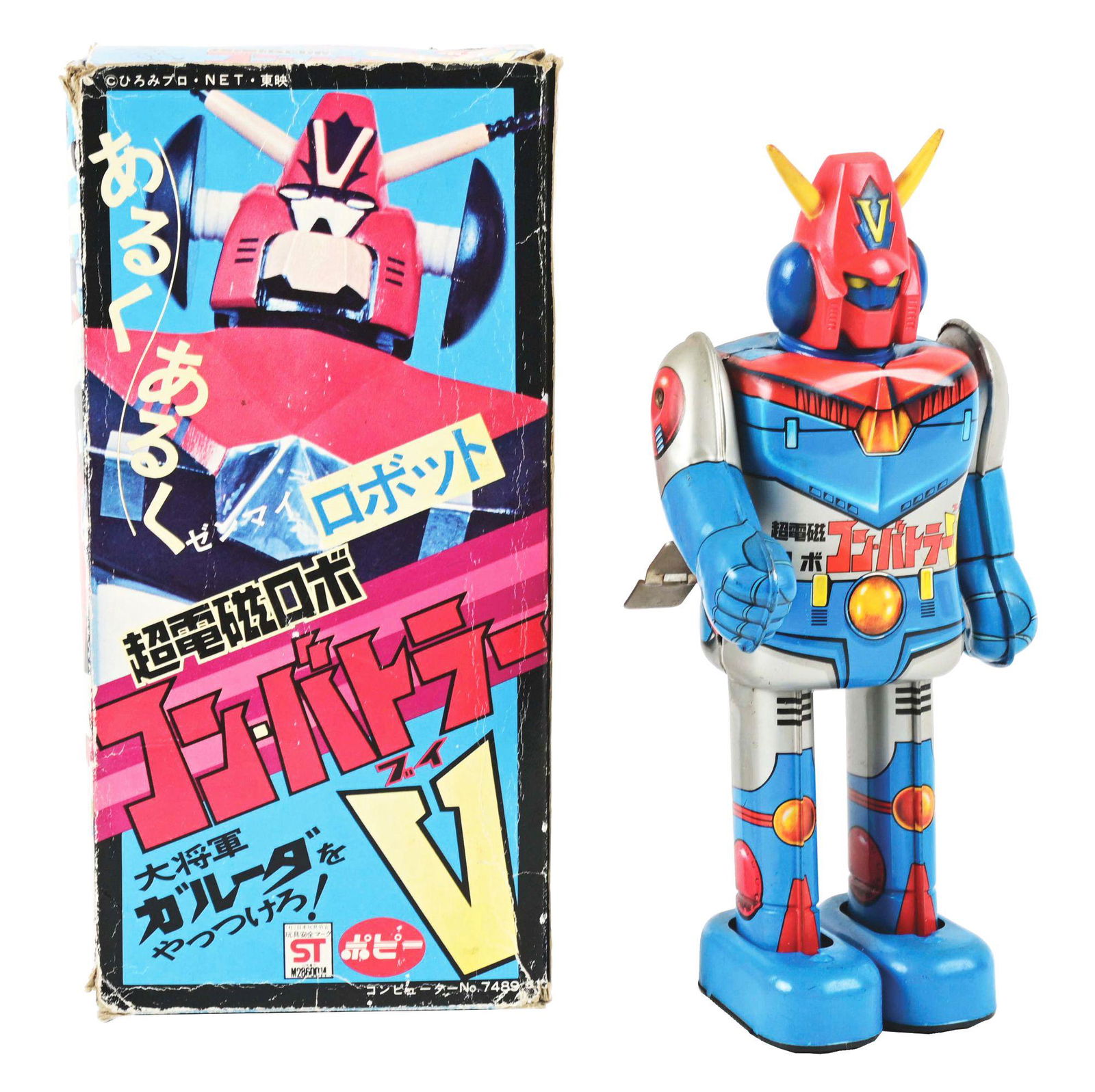 COMBATTLER V TIN MADE Y POPY. (1 of 4)