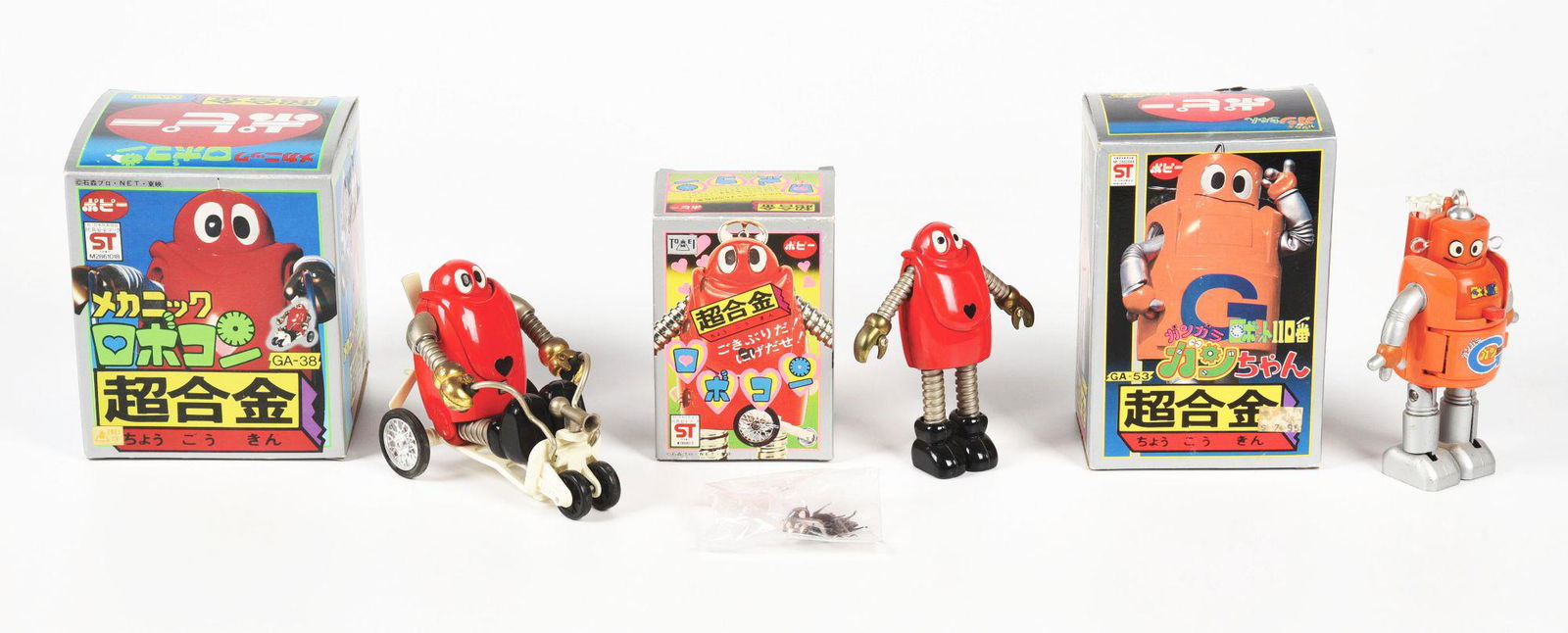 WHIMSICAL MECHANIC ROBOCON AND GAN-GARA-GAN-CHAN ROBOT 110 LOT. (1 of 4)