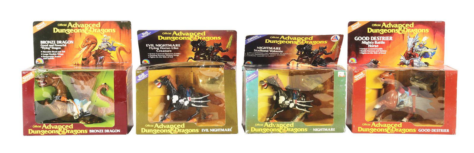 LOT OF 4: LJN OFFICIAL ADVANCED DUNGEONS AND DRAGONS FIGURES. (1 of 2)