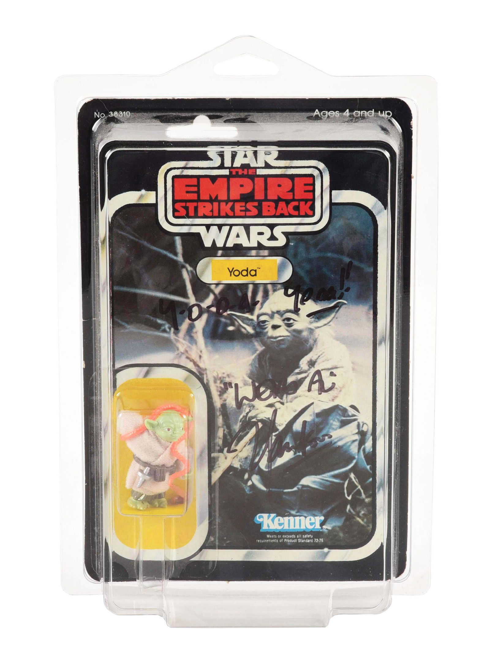 1984 STAR WARS "THE EMPIRE STRIKES BACK" YODA FIGURE. (1 of 2)