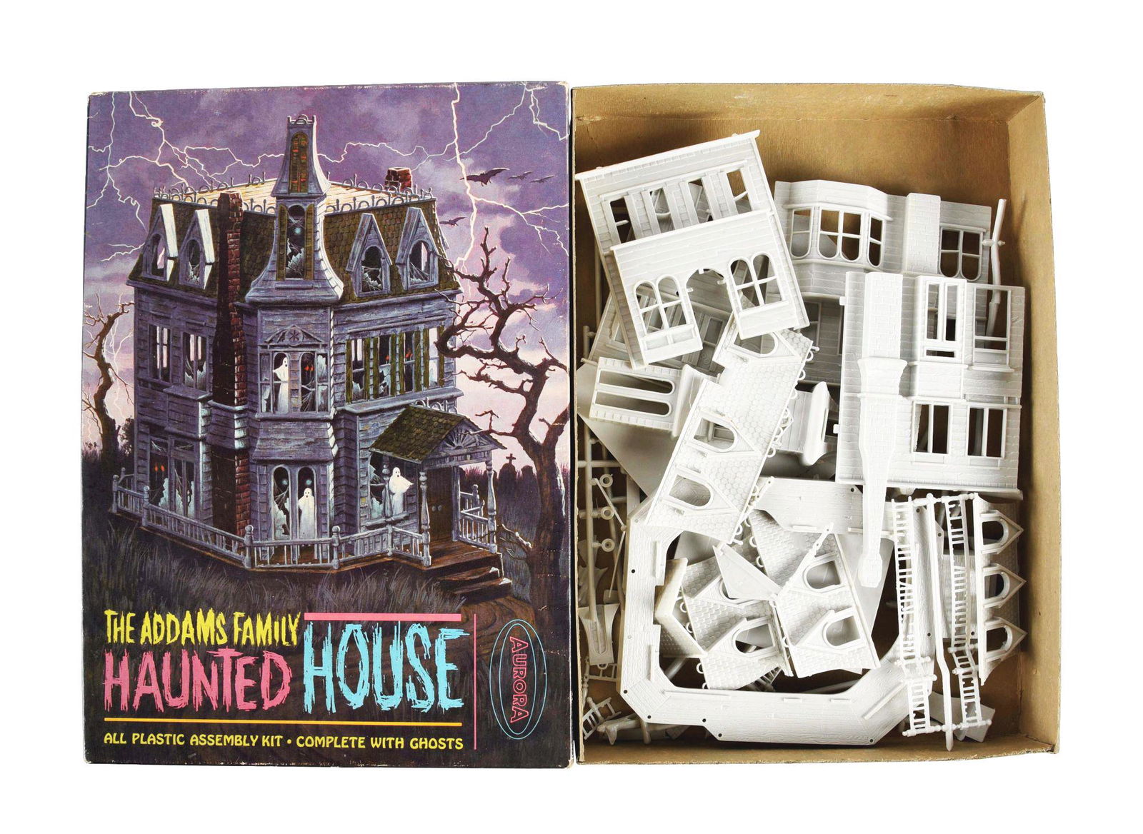 Addams Family Haunted House 組立キット 蓄光 レア