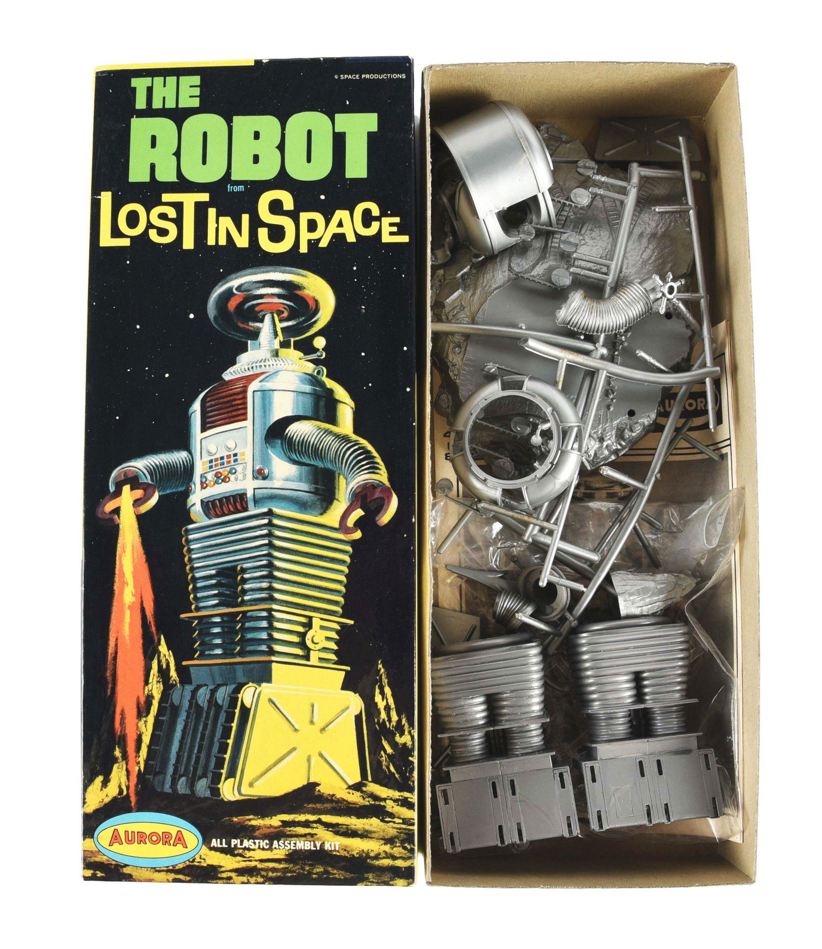 Boxed Aurora Lost In Space Robot No. 418 Model Kit