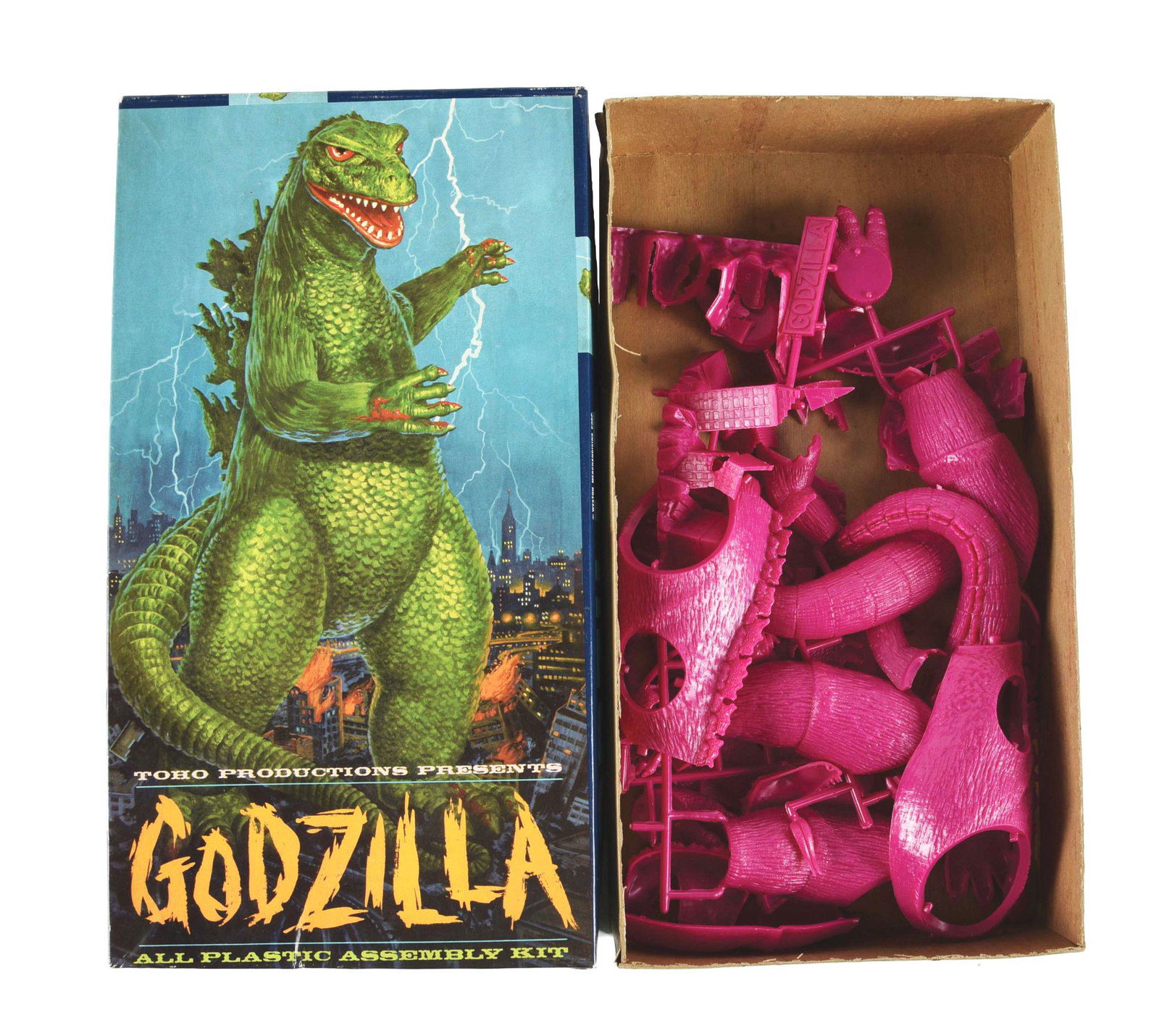 ORIGINAL AURORA GODZILLA MODEL KIT. (1 of 3)