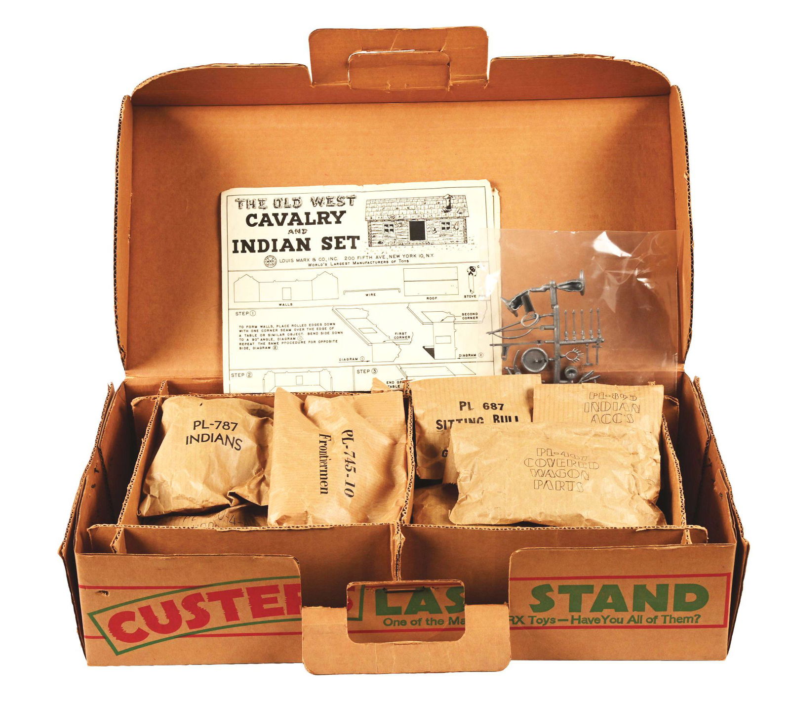 MARX CUSTER'S LAST STAND PLAY SET. (1 of 2)