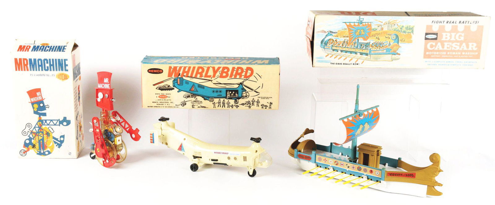 LOT OF 3: 1960'S ICONIC IDEAL AND REMCO TOYS. (1 of 4)