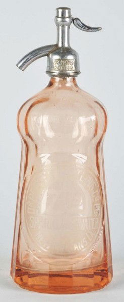 Zetz Dr. Pepper Sparkling Water Seltzer Bottle.: From New Orleans, LA. Includes a marked top that reads "Dr. Pepper Bott. Co.". Clean bottle with only minimal marks, wear, or soiling. Size: 12 - 1/4" T.