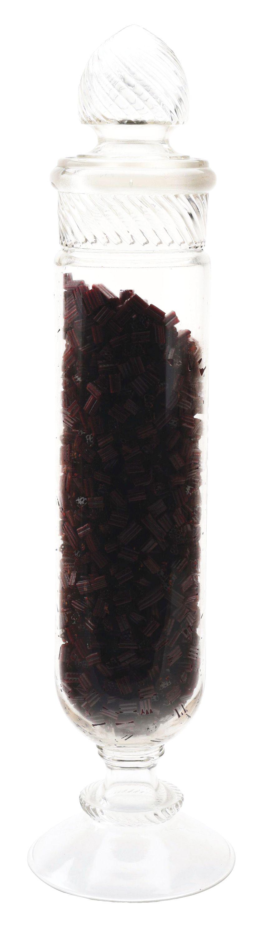 LARGE COLUMBIA 30" SWIRL LID CANDY JAR. (1 of 6)