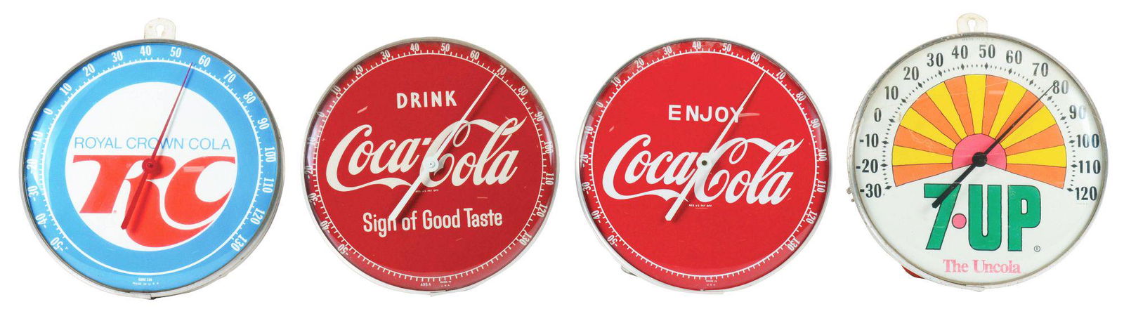 LOT OF 4: SODA POP THERMOMETERS. (1 of 6)