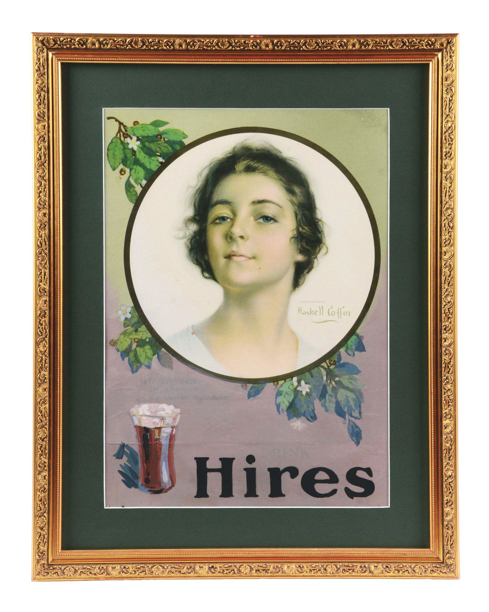 FRAMED HASKELLCOFFIN HIRES AD. (1 of 3)