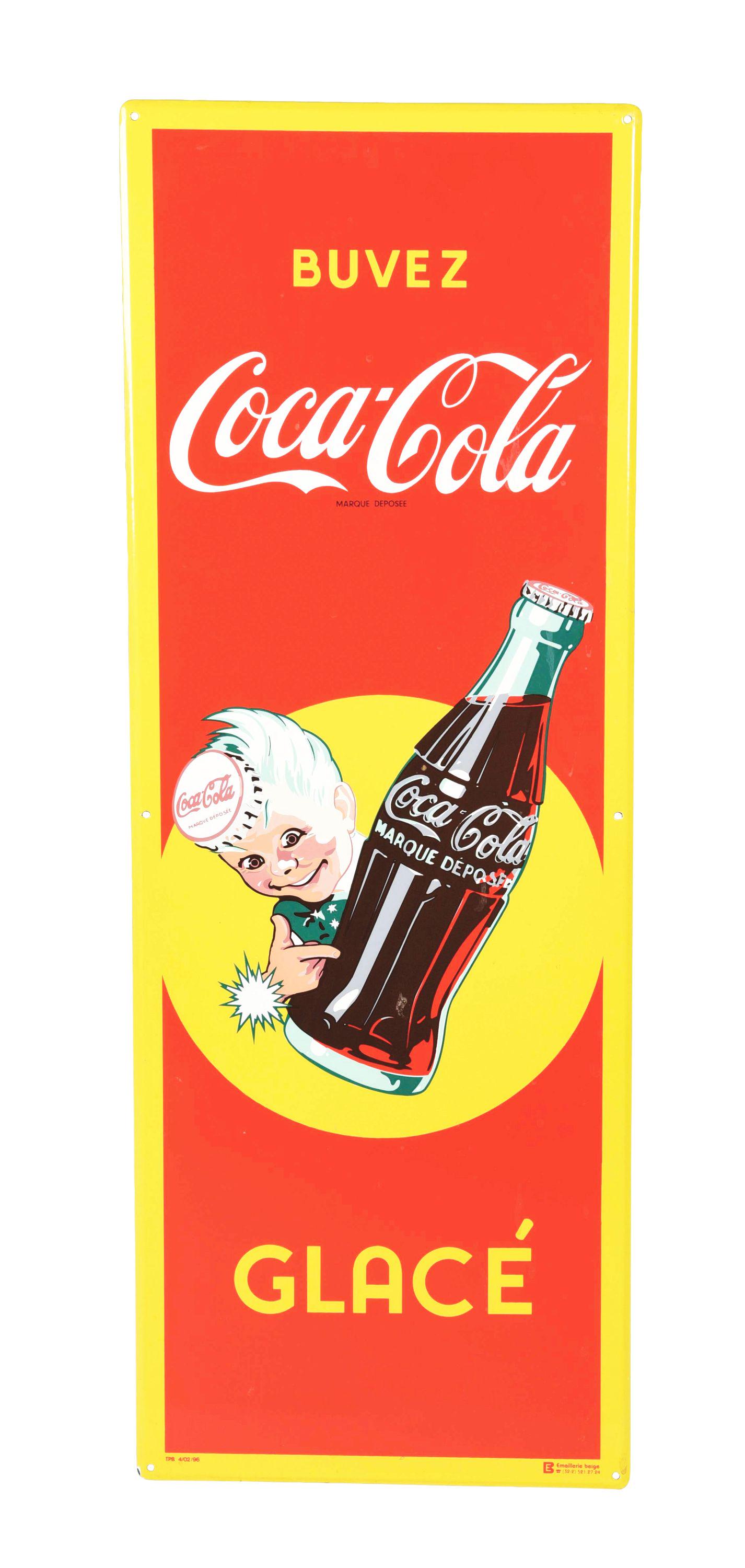COCA-COLA SPRITE BOY SIGN. (1 of 3)