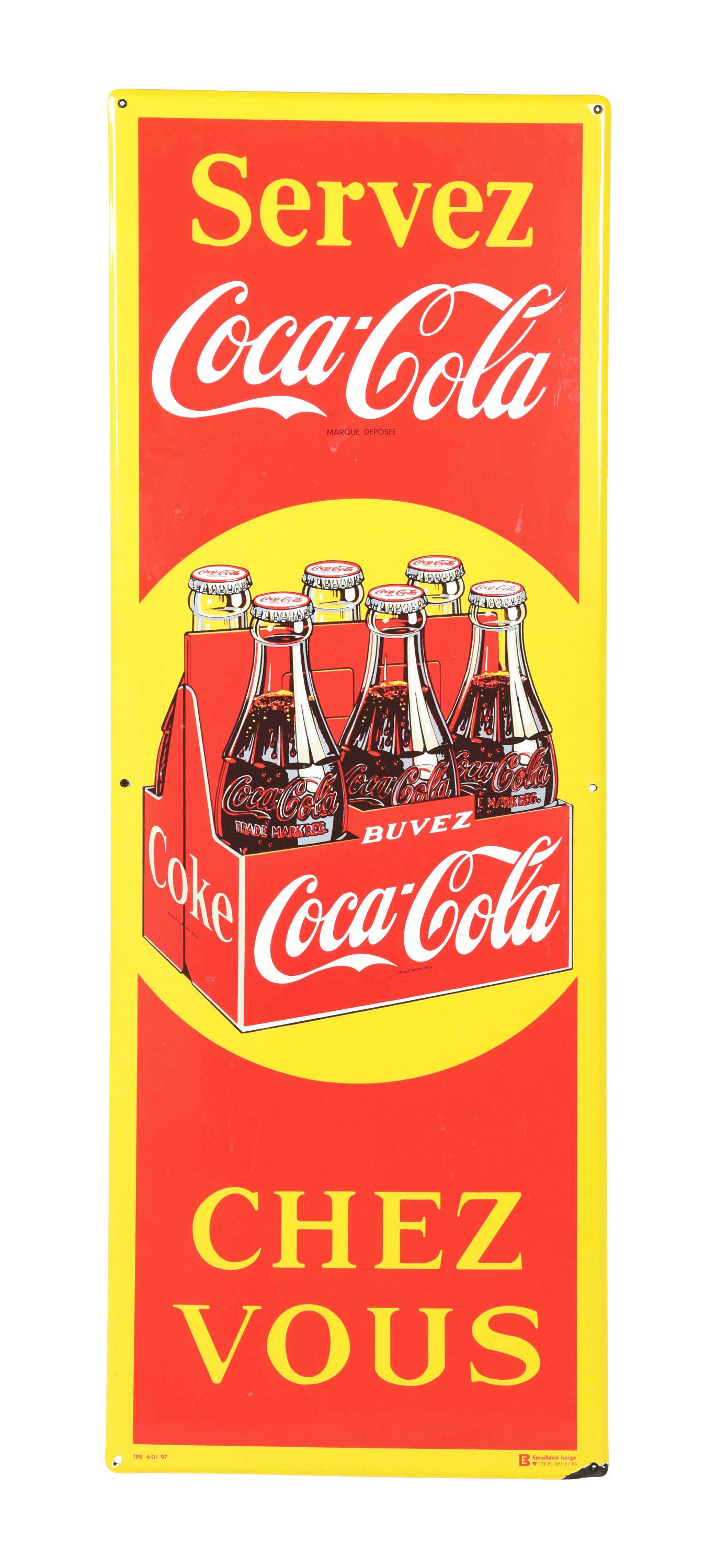 COCA-COLA 6-PACK SIGN. (1 of 3)
