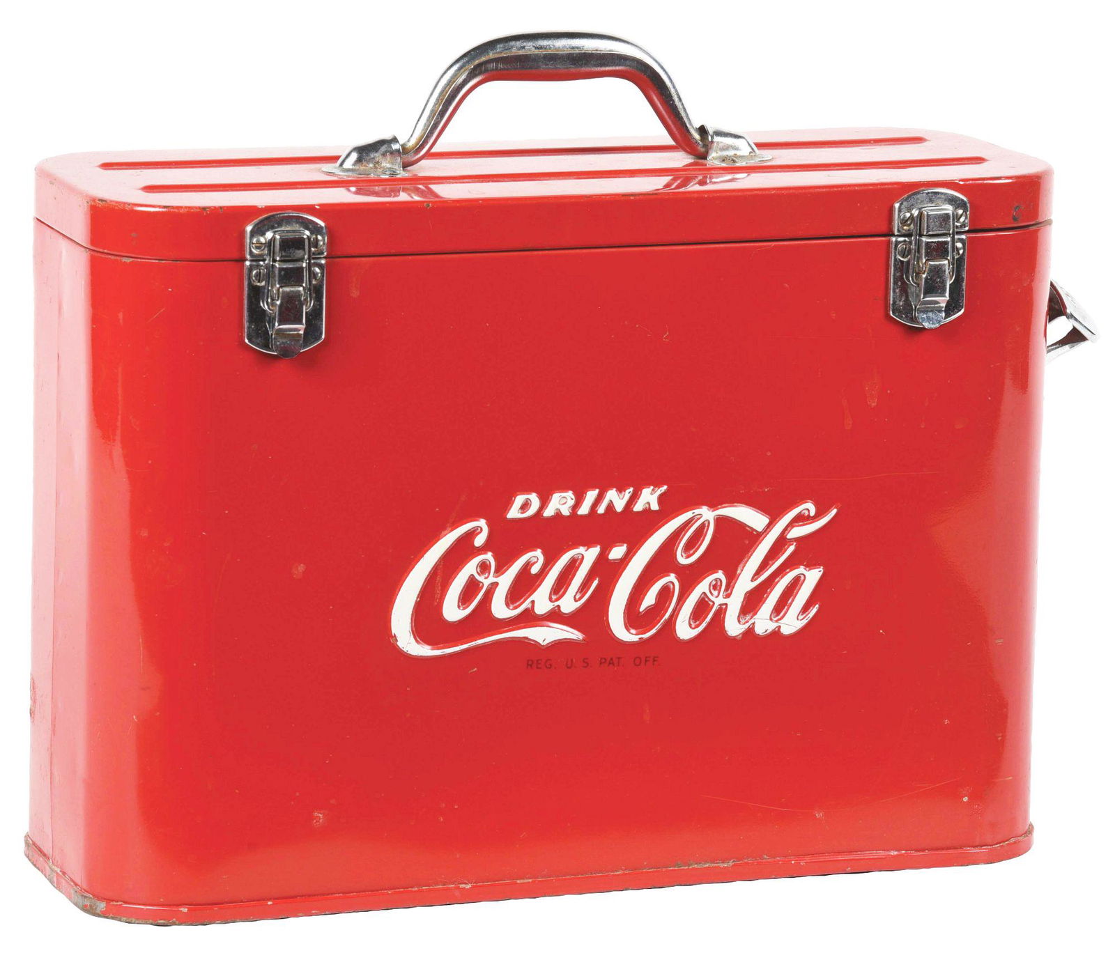 COCA-COLA AIRPLANE COOLER. (1 of 4)