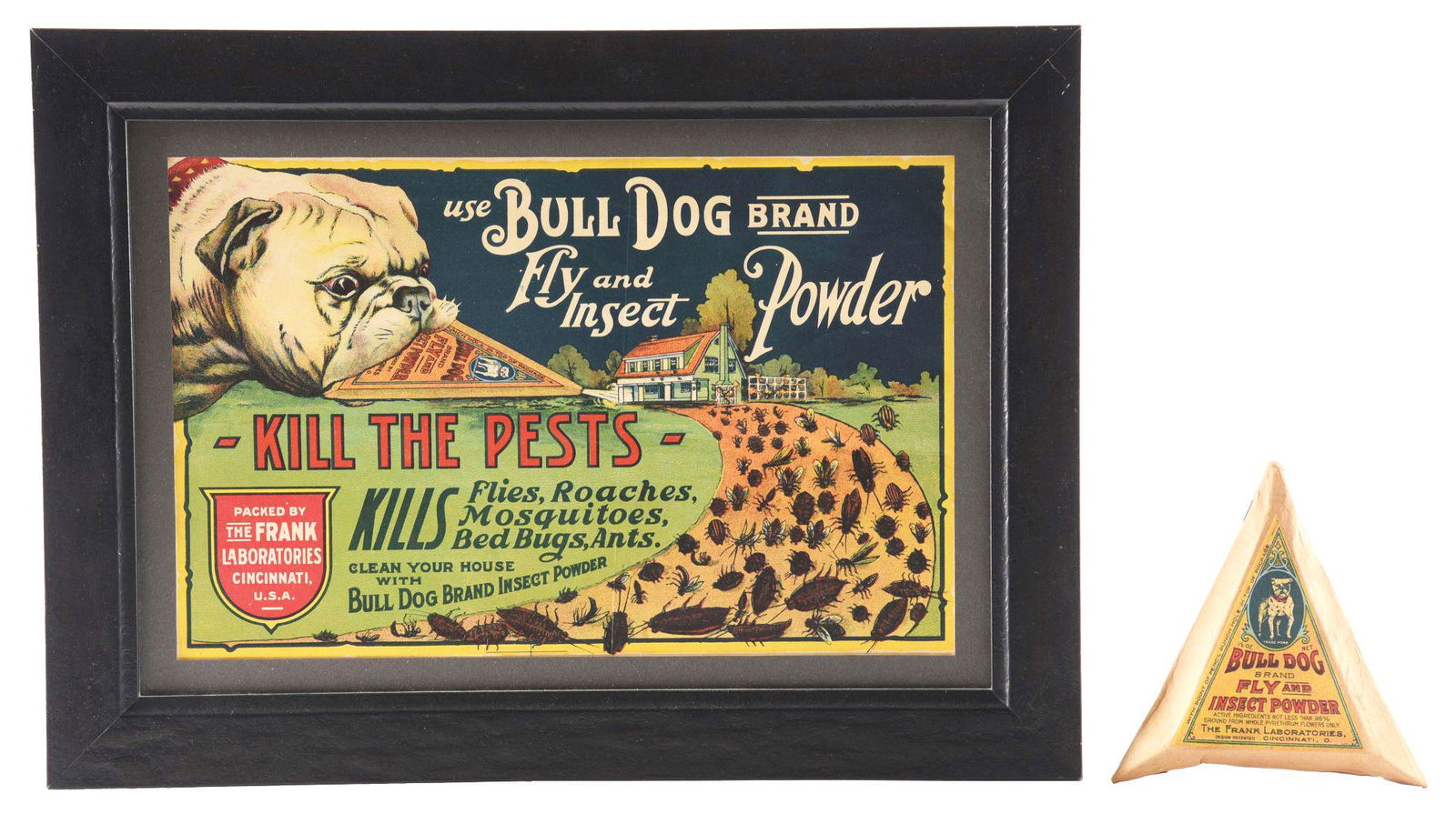 BULLDOG FLY PAPER LITHO. (1 of 5)