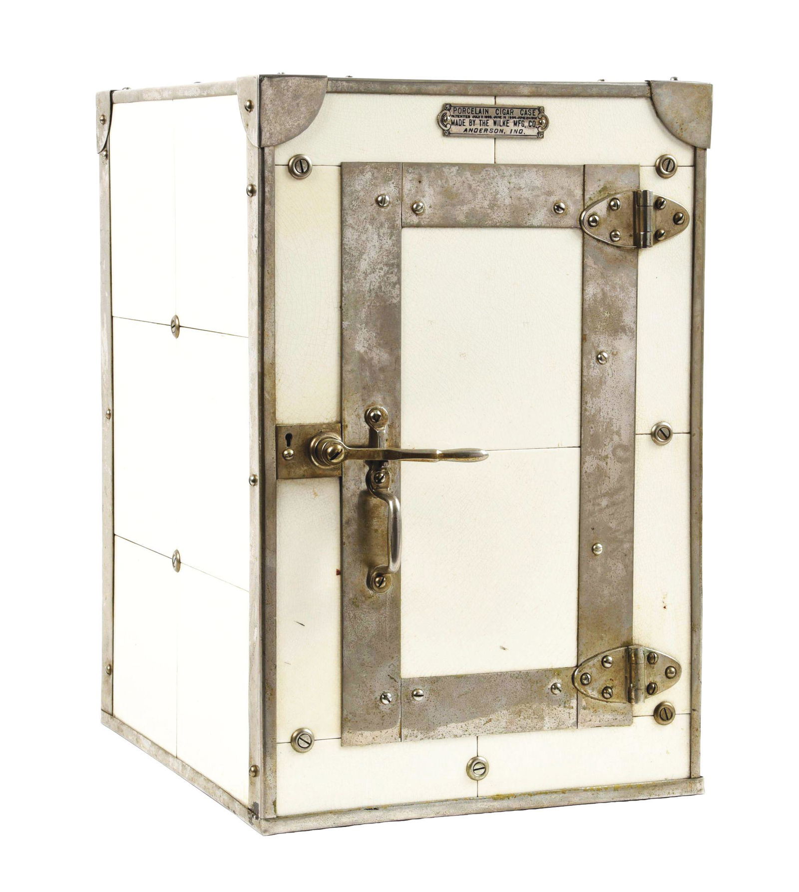 PORCELAIN CIGAR CASE. (1 of 8)