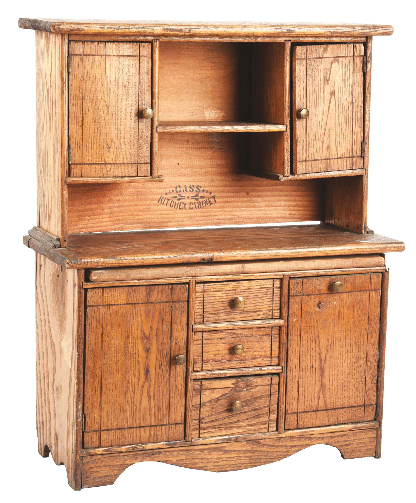 CAST KITCHEN CABINET CHILD'S TOY. (1 of 7)